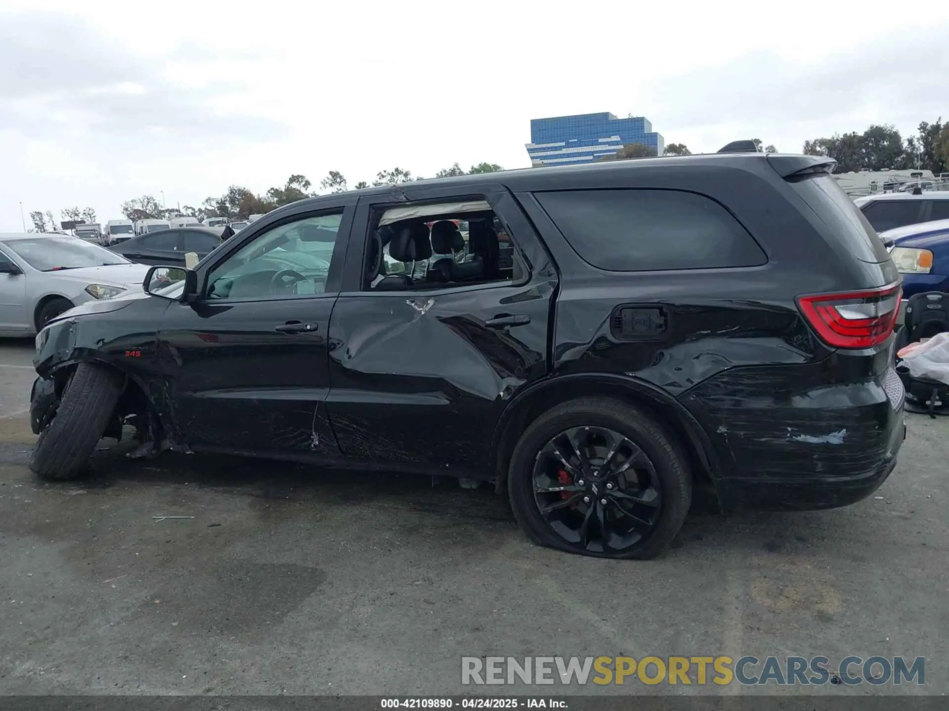 14 fotografías del automóvil dañado 1C4SDHCT8LC393492 DODGE DURANGO 2020