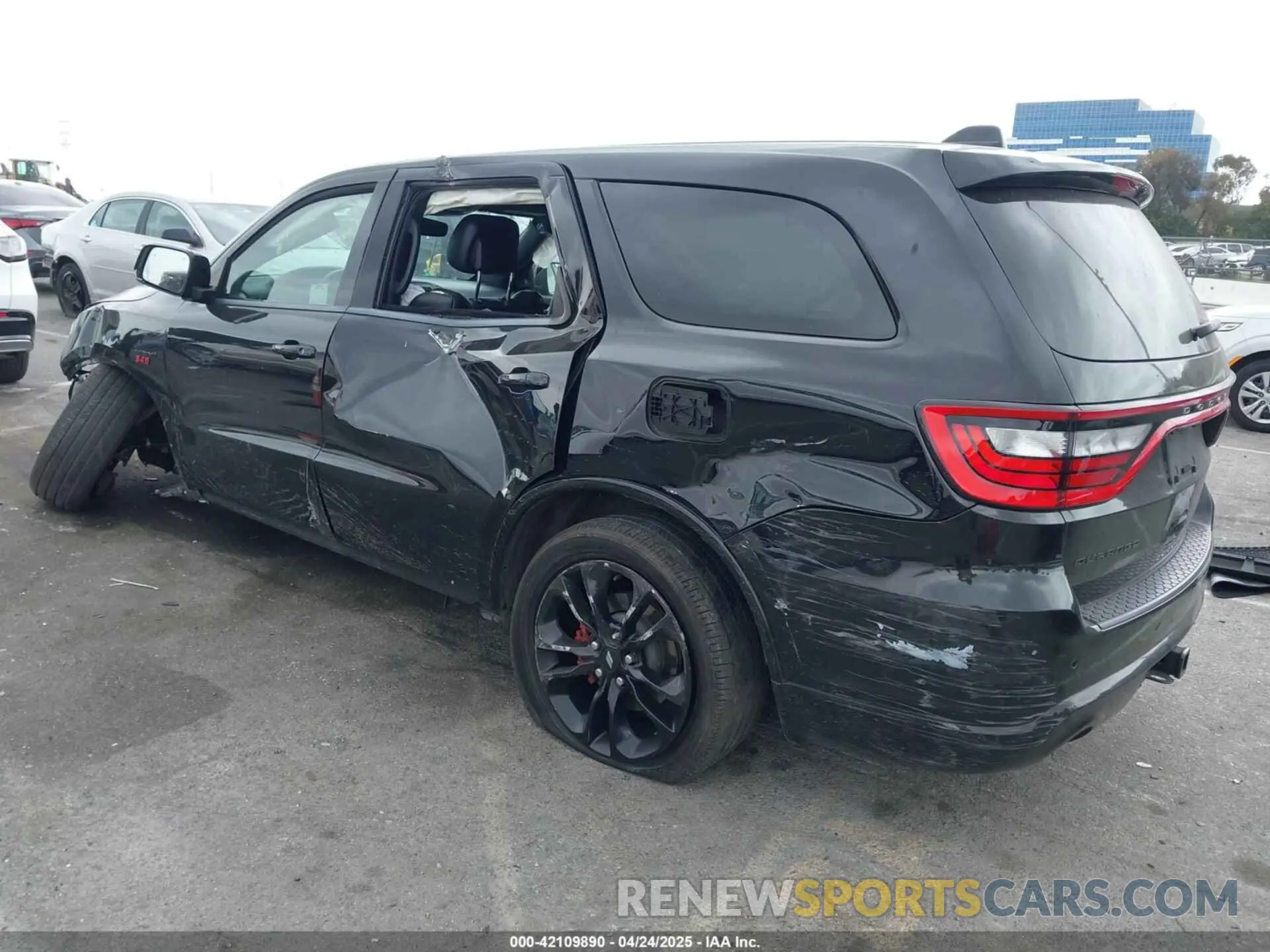 3 fotografías del automóvil dañado 1C4SDHCT8LC393492 DODGE DURANGO 2020