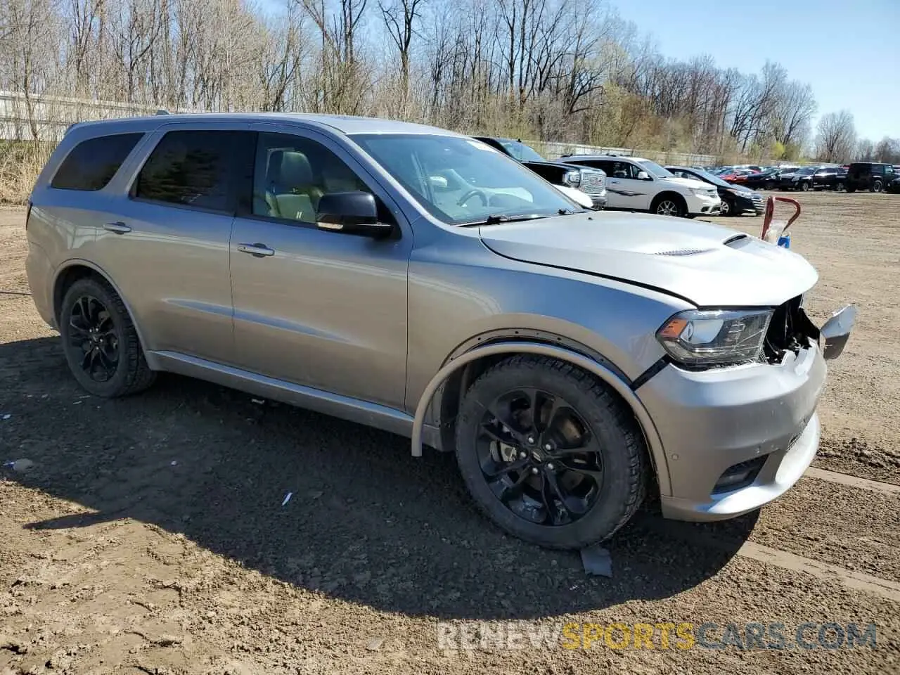 4 fotografías del automóvil dañado 1C4SDJCT1LC413248 DODGE DURANGO 2020
