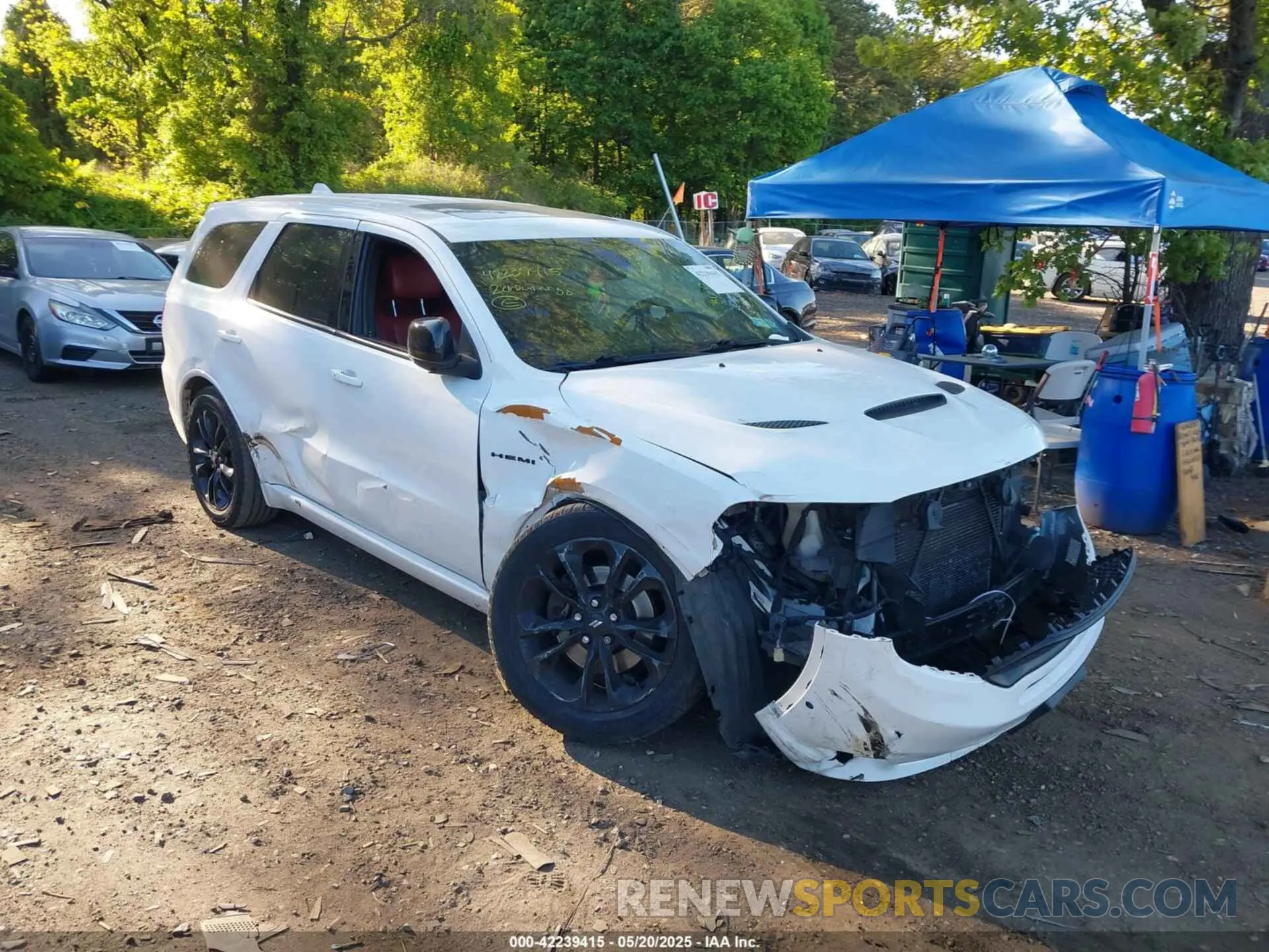 1 fotografías del automóvil dañado 1C4SDJCT2LC287059 DODGE DURANGO 2020