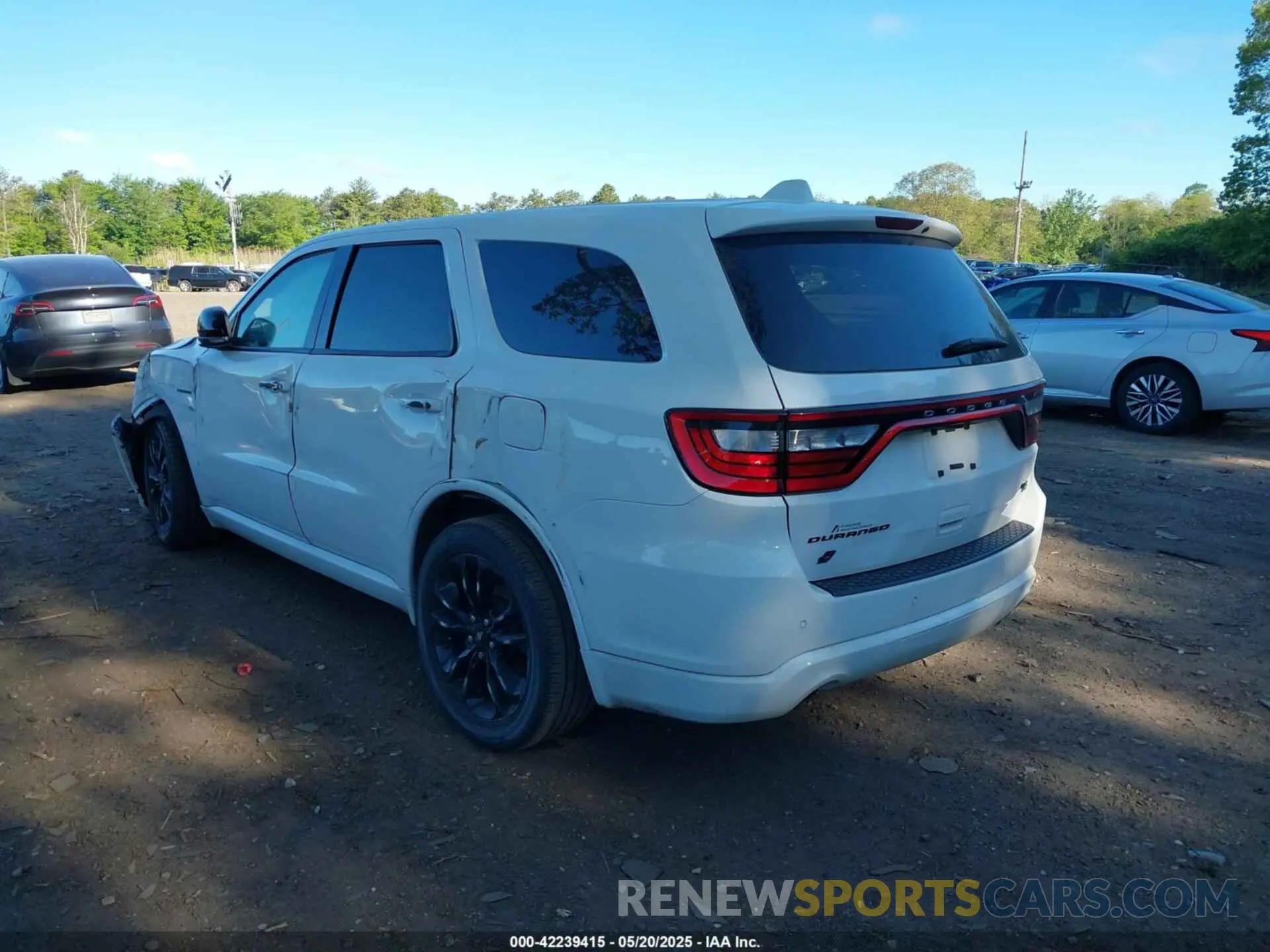 3 fotografías del automóvil dañado 1C4SDJCT2LC287059 DODGE DURANGO 2020