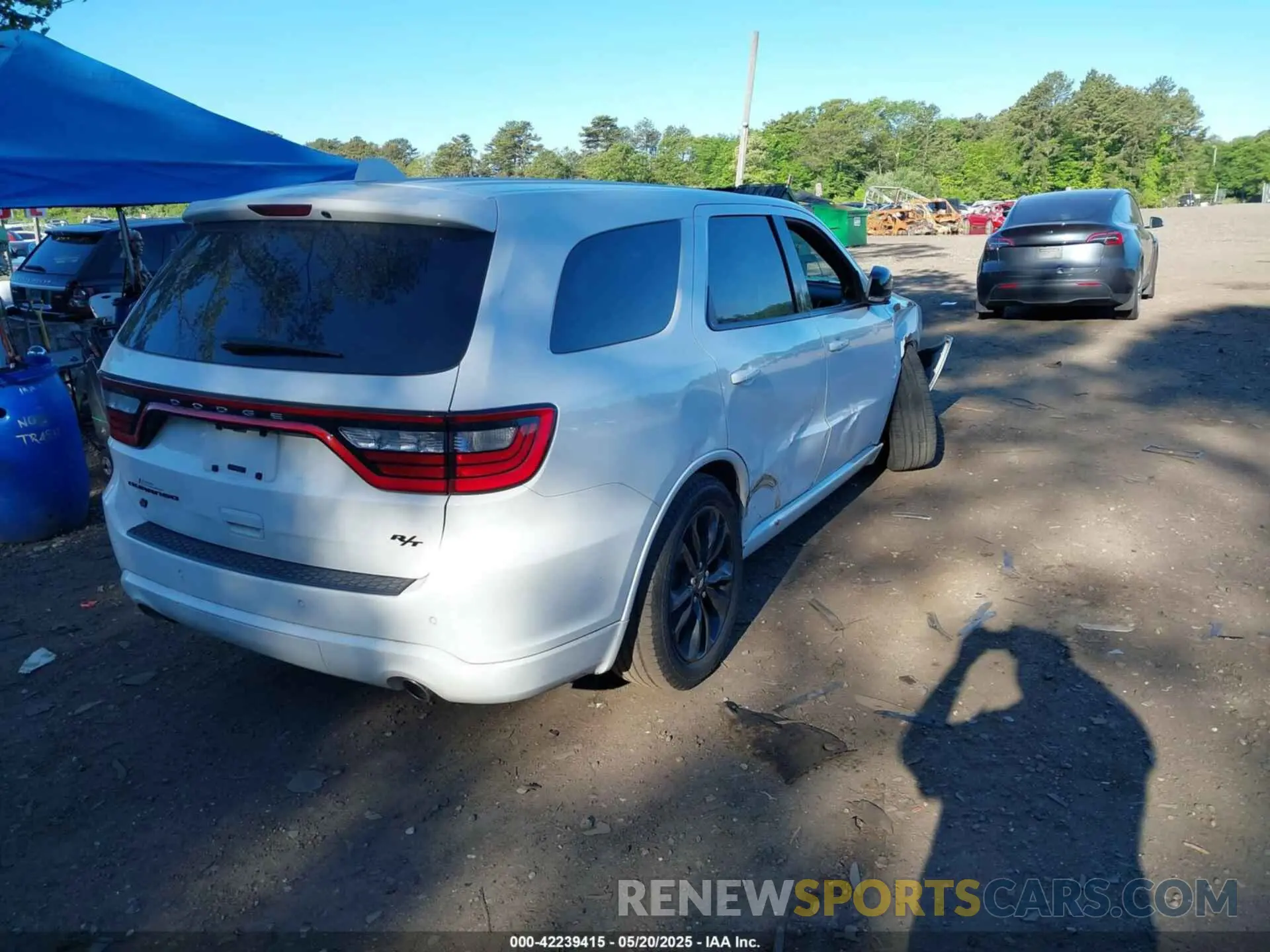 4 fotografías del automóvil dañado 1C4SDJCT2LC287059 DODGE DURANGO 2020