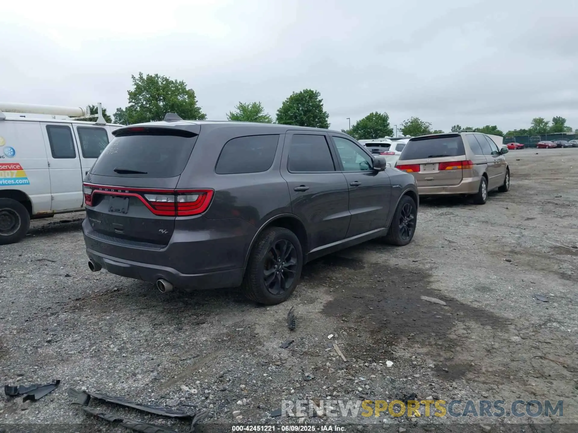 4 fotografías del automóvil dañado 1C4SDJCT2LC346952 DODGE DURANGO 2020