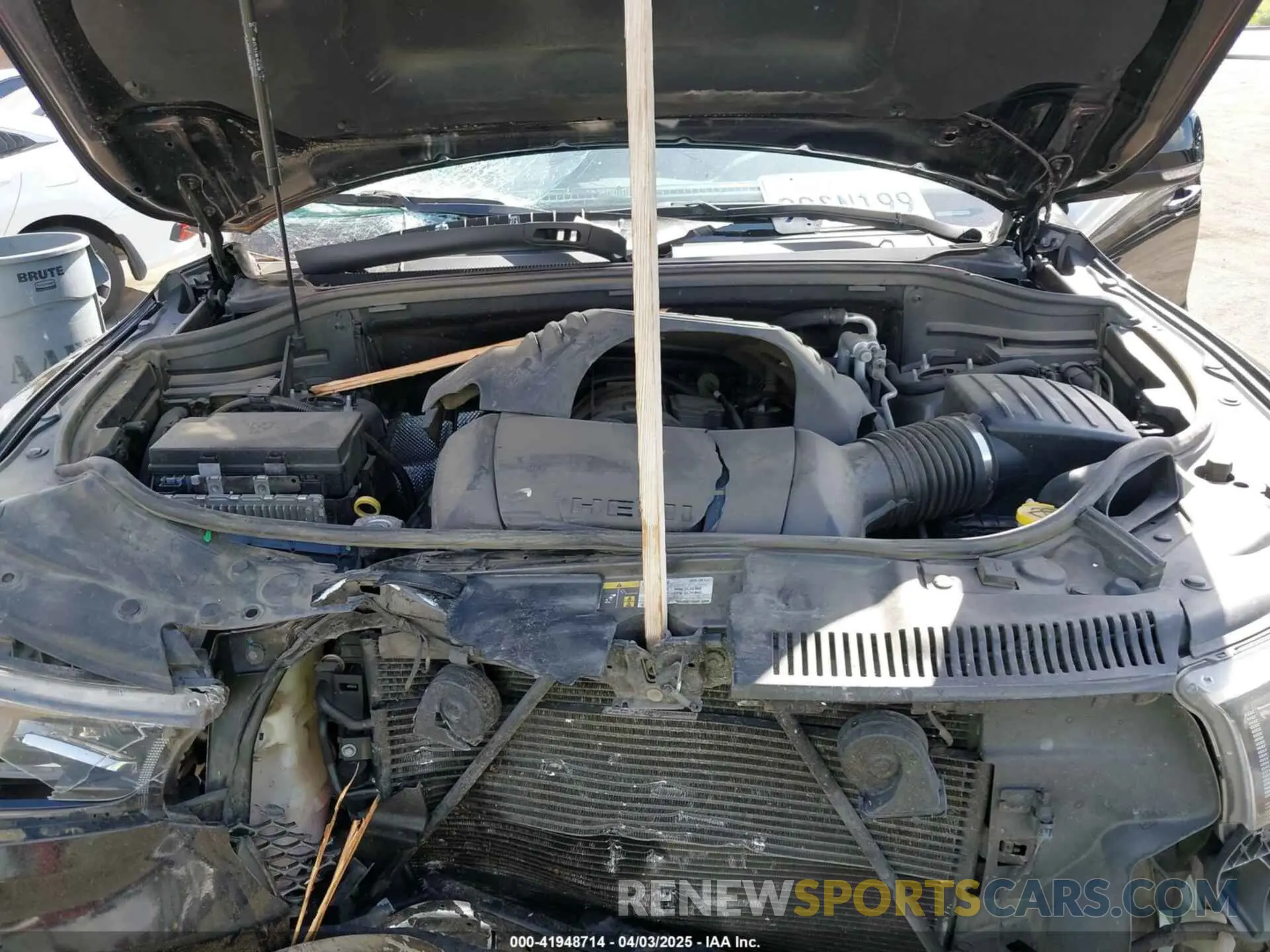 10 fotografías del automóvil dañado 1C4SDJCT5LC330499 DODGE DURANGO 2020