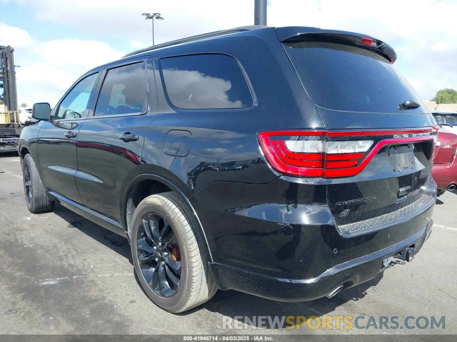 3 fotografías del automóvil dañado 1C4SDJCT5LC330499 DODGE DURANGO 2020