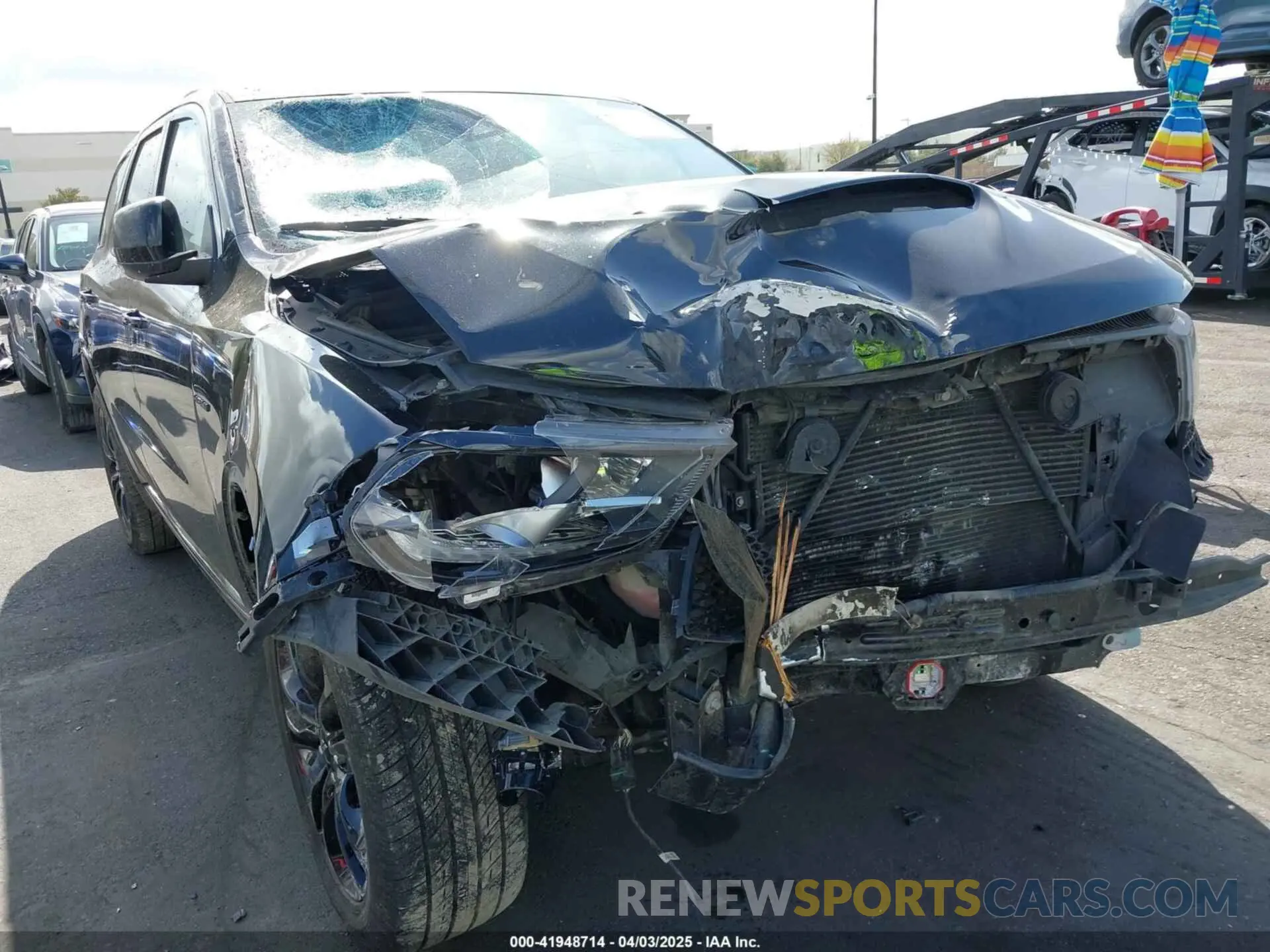 6 fotografías del automóvil dañado 1C4SDJCT5LC330499 DODGE DURANGO 2020