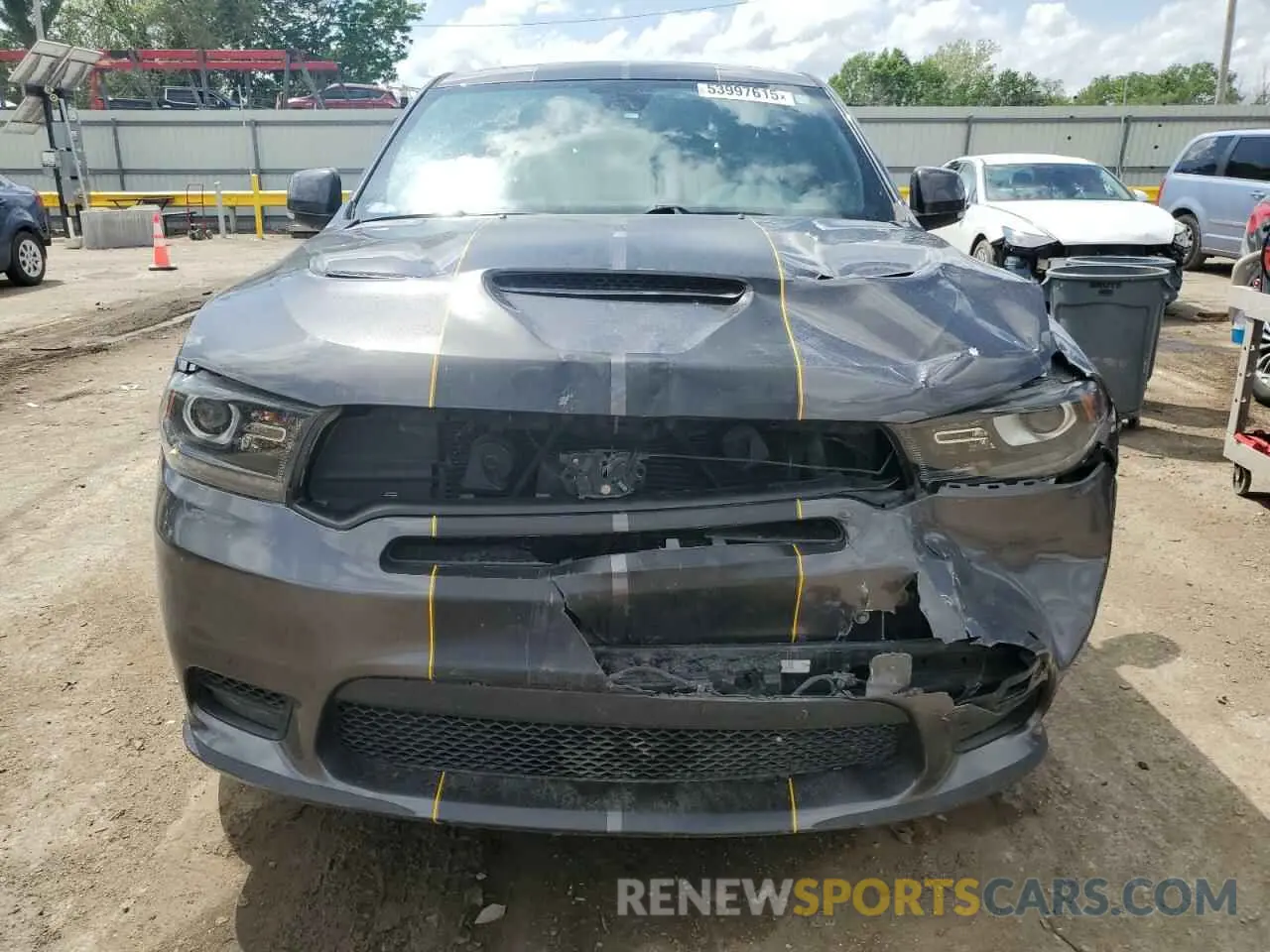 5 fotografías del automóvil dañado 1C4SDJCT6LC130831 DODGE DURANGO 2020