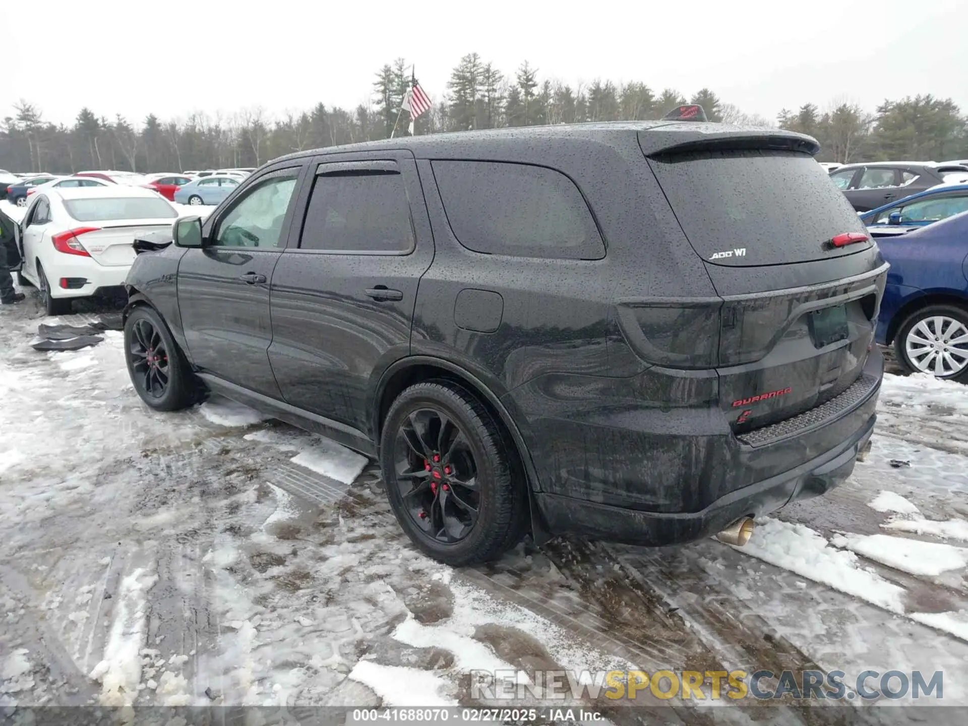 3 fotografías del automóvil dañado 1C4SDJCT6LC165370 DODGE DURANGO 2020