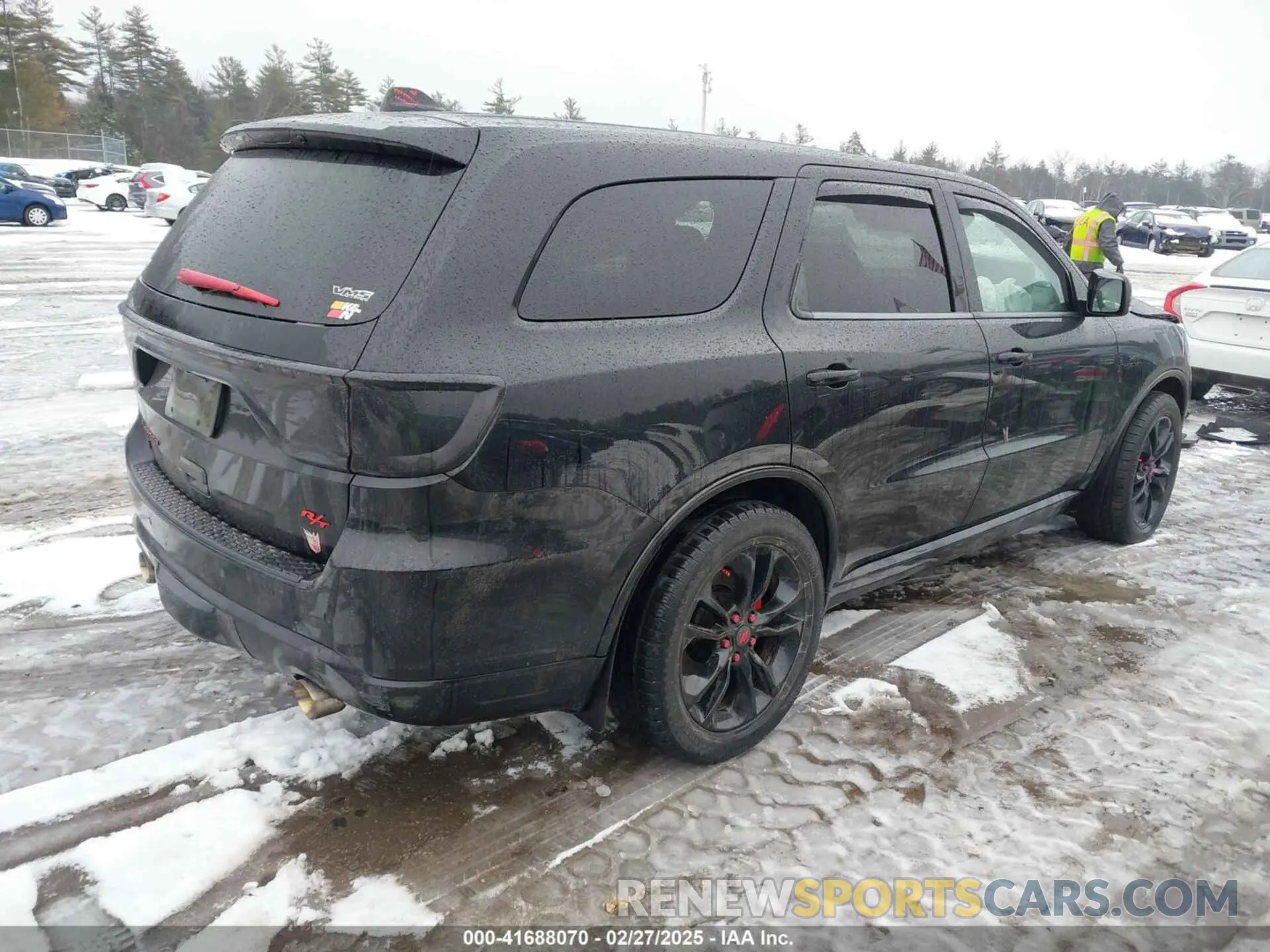 4 fotografías del automóvil dañado 1C4SDJCT6LC165370 DODGE DURANGO 2020