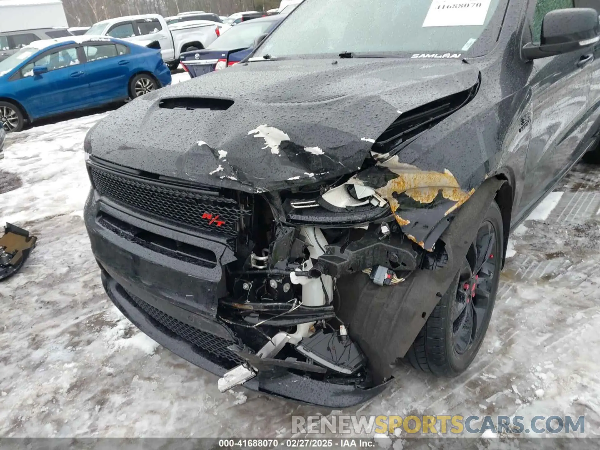 6 fotografías del automóvil dañado 1C4SDJCT6LC165370 DODGE DURANGO 2020