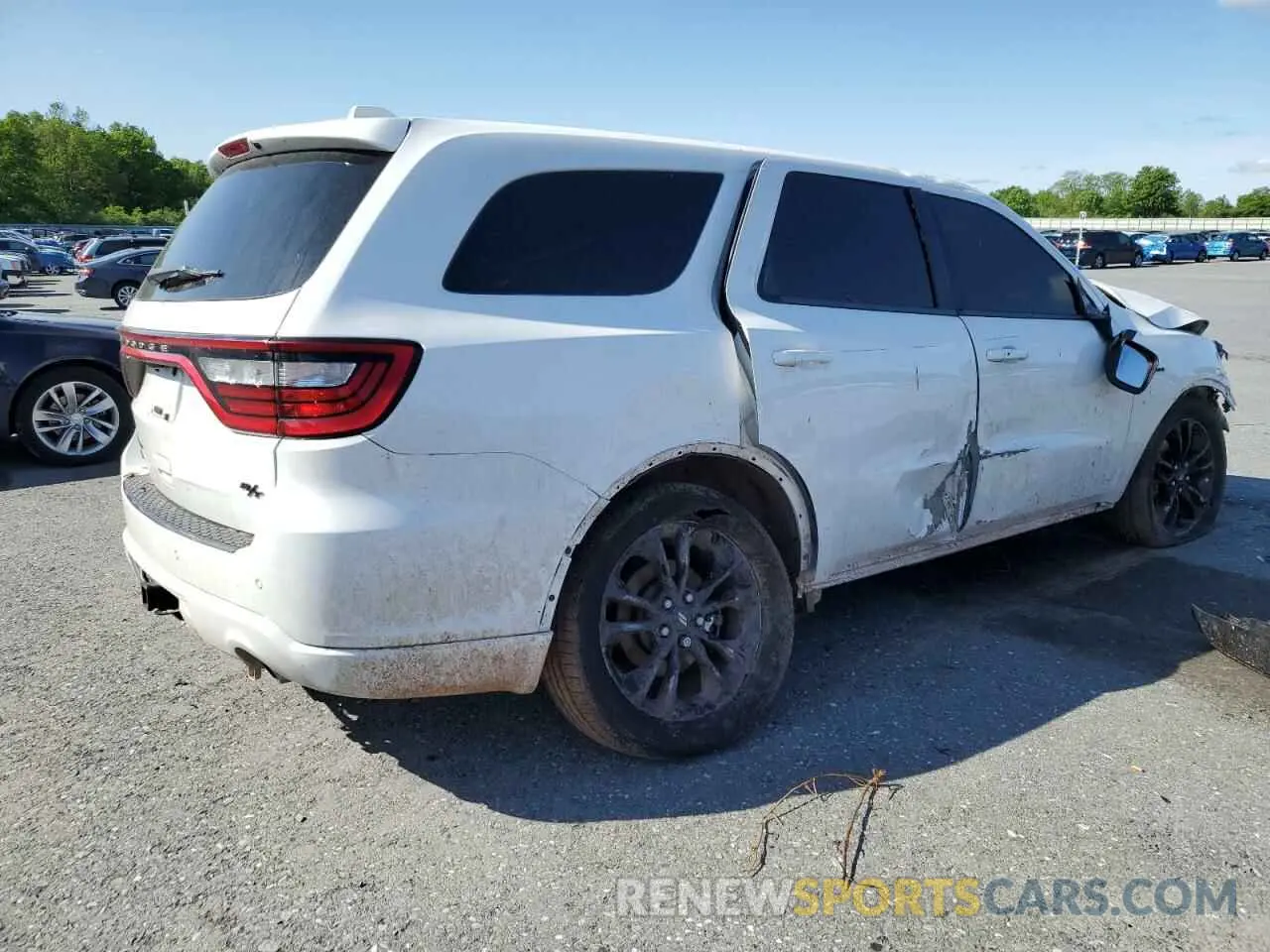 3 fotografías del automóvil dañado 1C4SDJCT8LC413070 DODGE DURANGO 2020