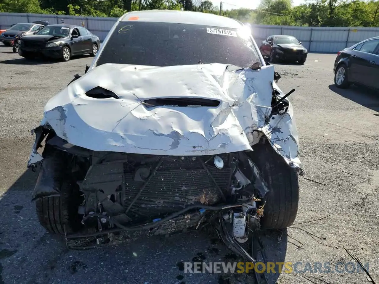 5 fotografías del automóvil dañado 1C4SDJCT8LC413070 DODGE DURANGO 2020