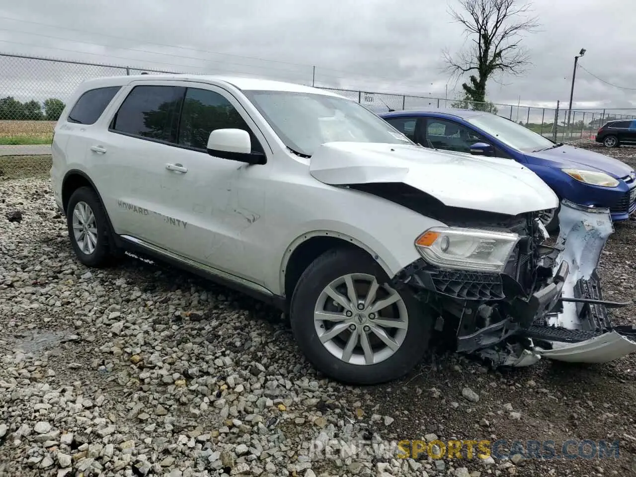 4 fotografías del automóvil dañado 1C4SDJFT4LC381827 DODGE DURANGO 2020