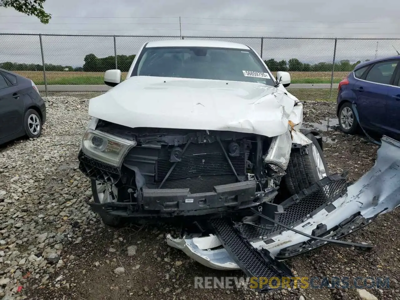 5 fotografías del automóvil dañado 1C4SDJFT4LC381827 DODGE DURANGO 2020