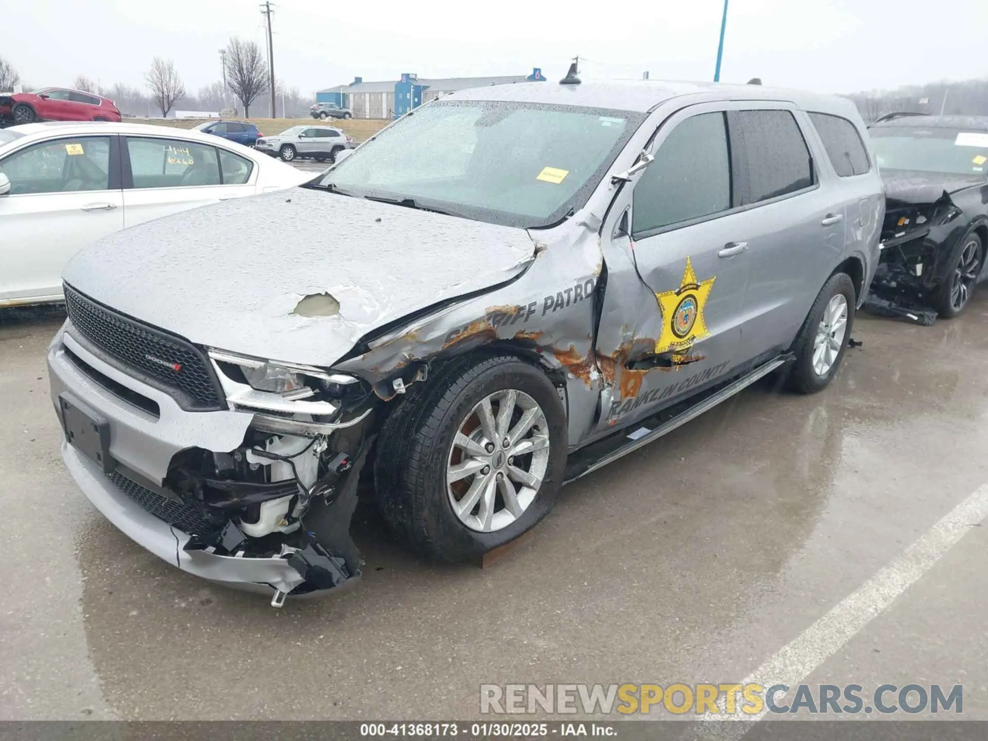 2 fotografías del automóvil dañado 1C4SDJFT9LC309425 DODGE DURANGO 2020