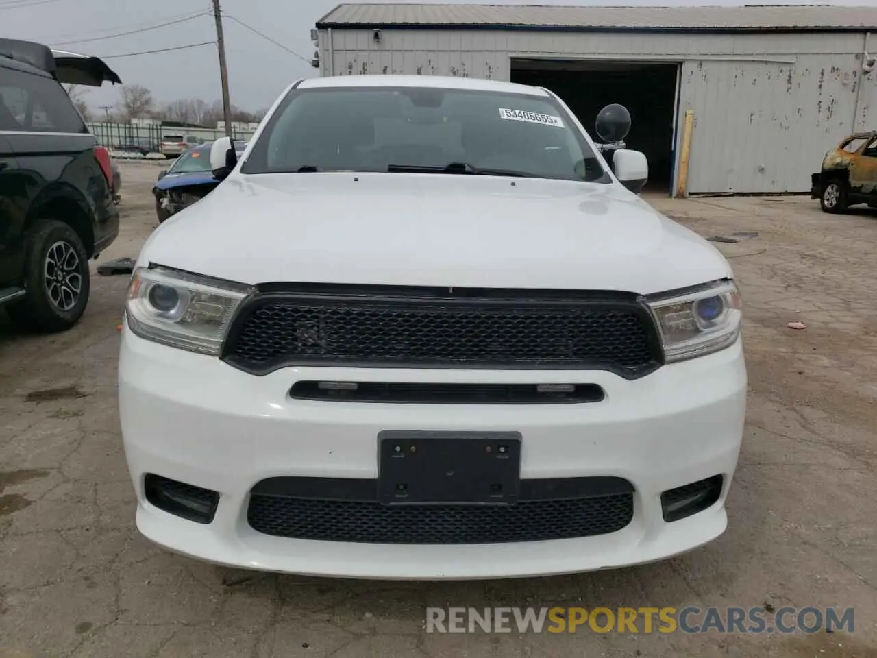 5 fotografías del automóvil dañado 1C4SDJFT9LC430424 DODGE DURANGO 2020