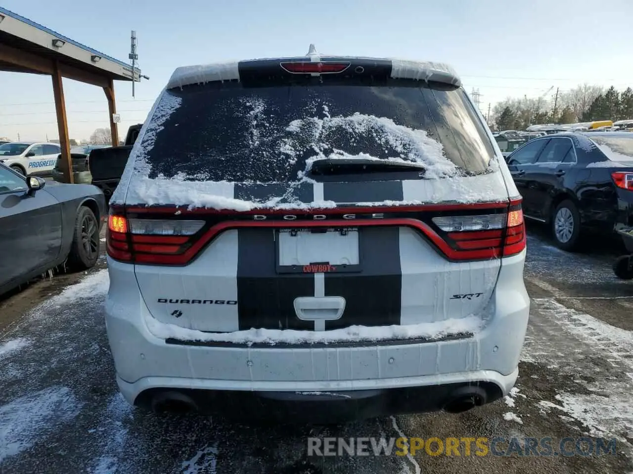 6 fotografías del automóvil dañado 1C4SDJGJ4LC146602 DODGE DURANGO 2020