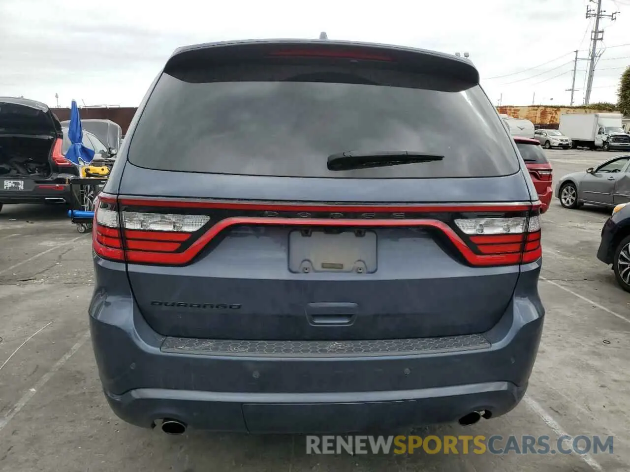 6 fotografías del automóvil dañado 1C4RDHAG0MC661134 DODGE DURANGO 2021