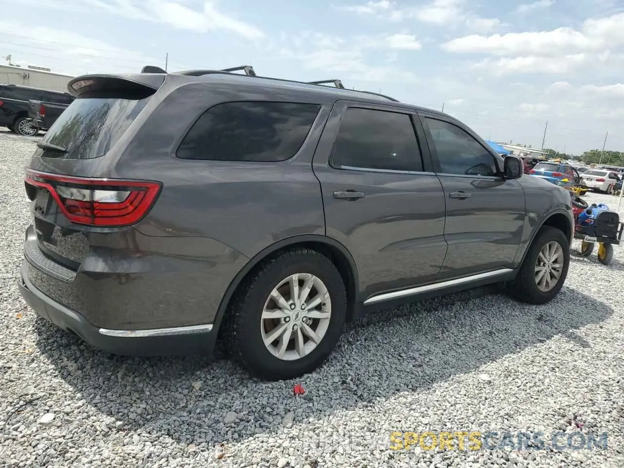 3 fotografías del automóvil dañado 1C4RDHAG1MC825328 DODGE DURANGO 2021