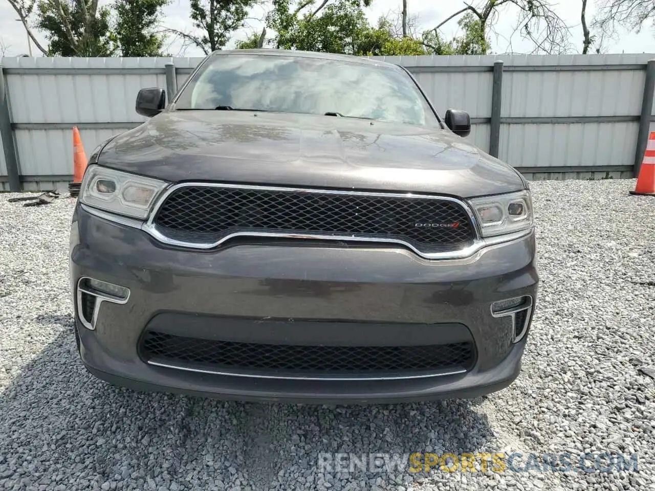 5 fotografías del automóvil dañado 1C4RDHAG1MC825328 DODGE DURANGO 2021