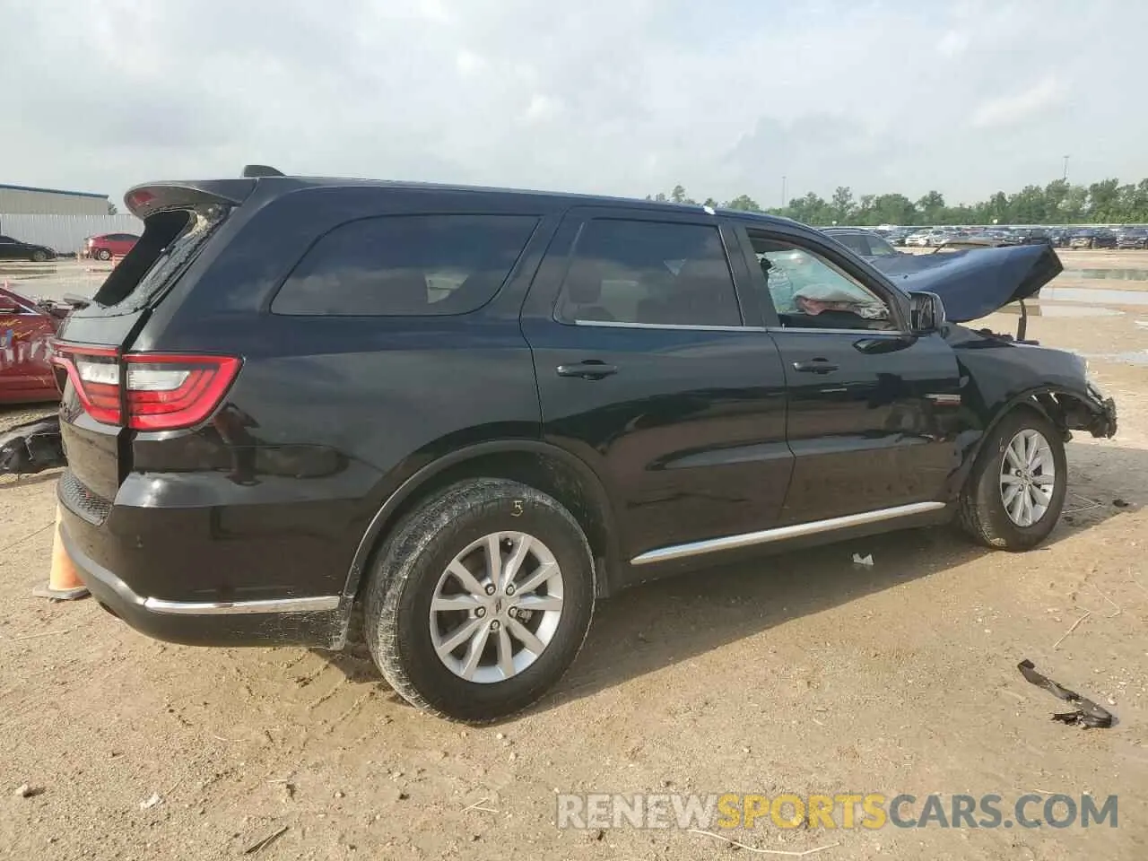 3 fotografías del automóvil dañado 1C4RDHAG5MC721473 DODGE DURANGO 2021