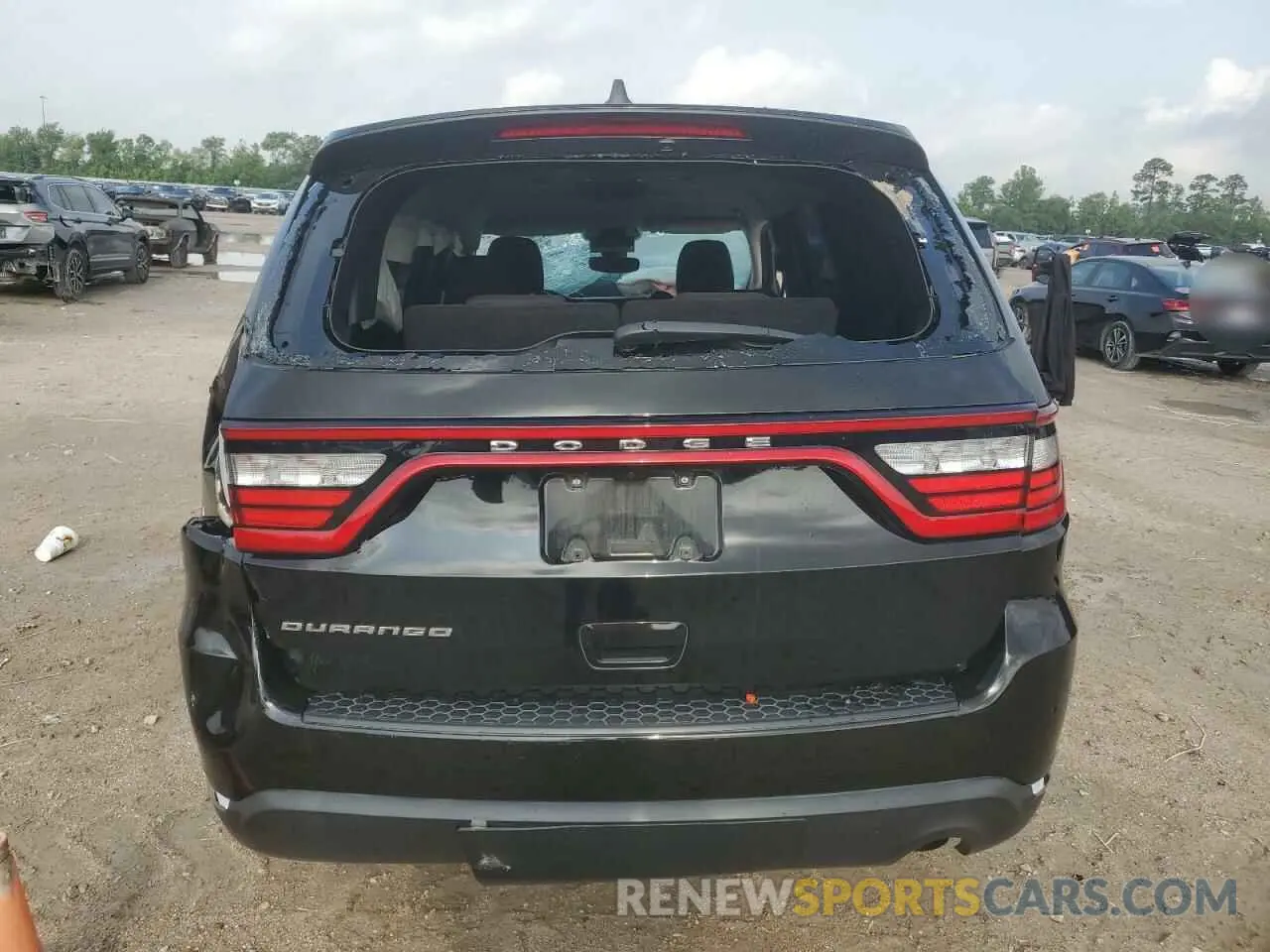 6 fotografías del automóvil dañado 1C4RDHAG5MC721473 DODGE DURANGO 2021