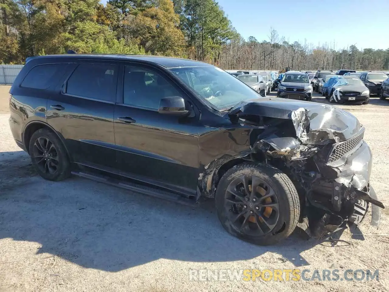 4 fotografías del automóvil dañado 1C4RDHAG7MC761988 DODGE DURANGO 2021