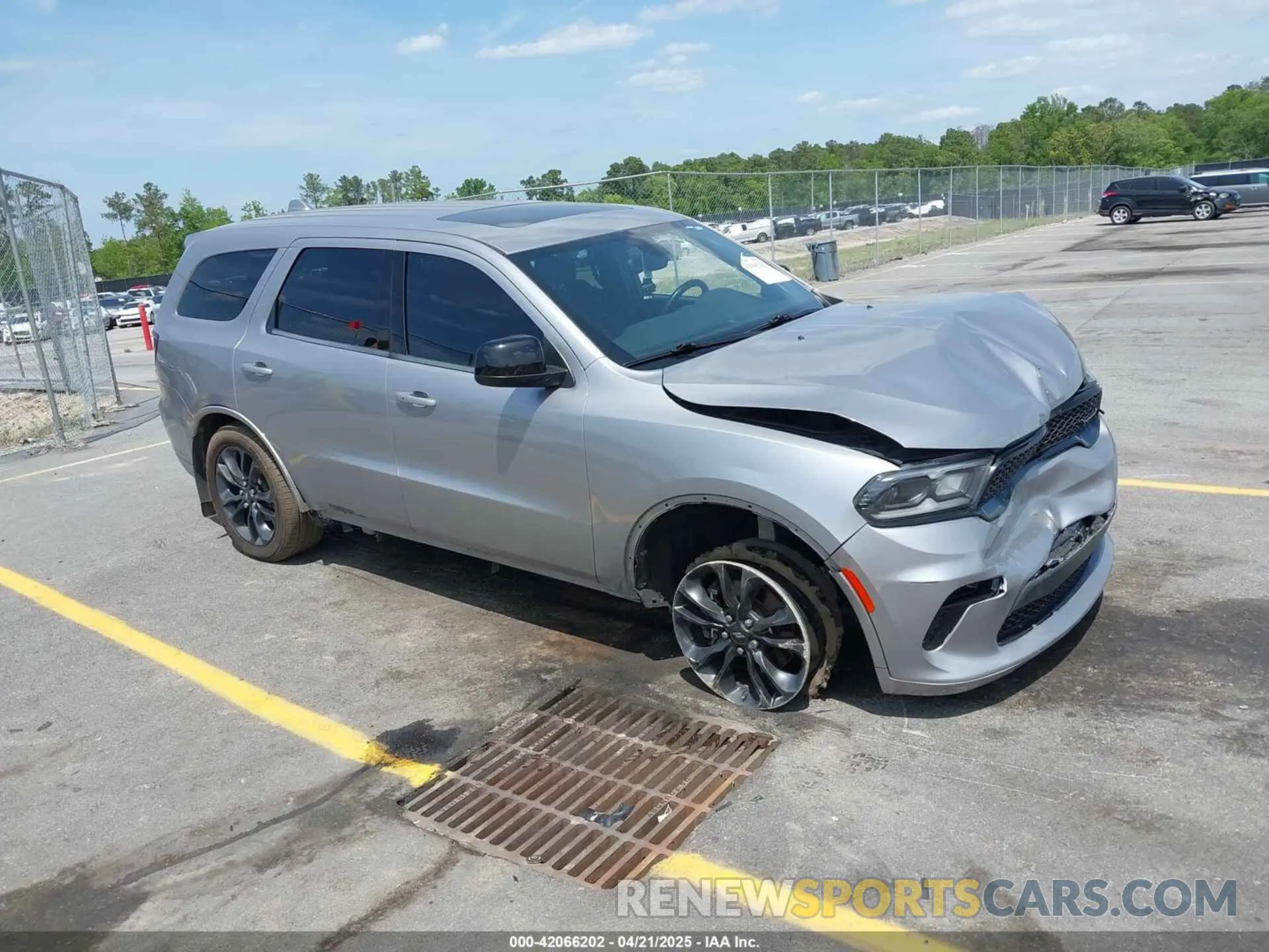 1 fotografías del automóvil dañado 1C4RDHAG7MC825107 DODGE DURANGO 2021