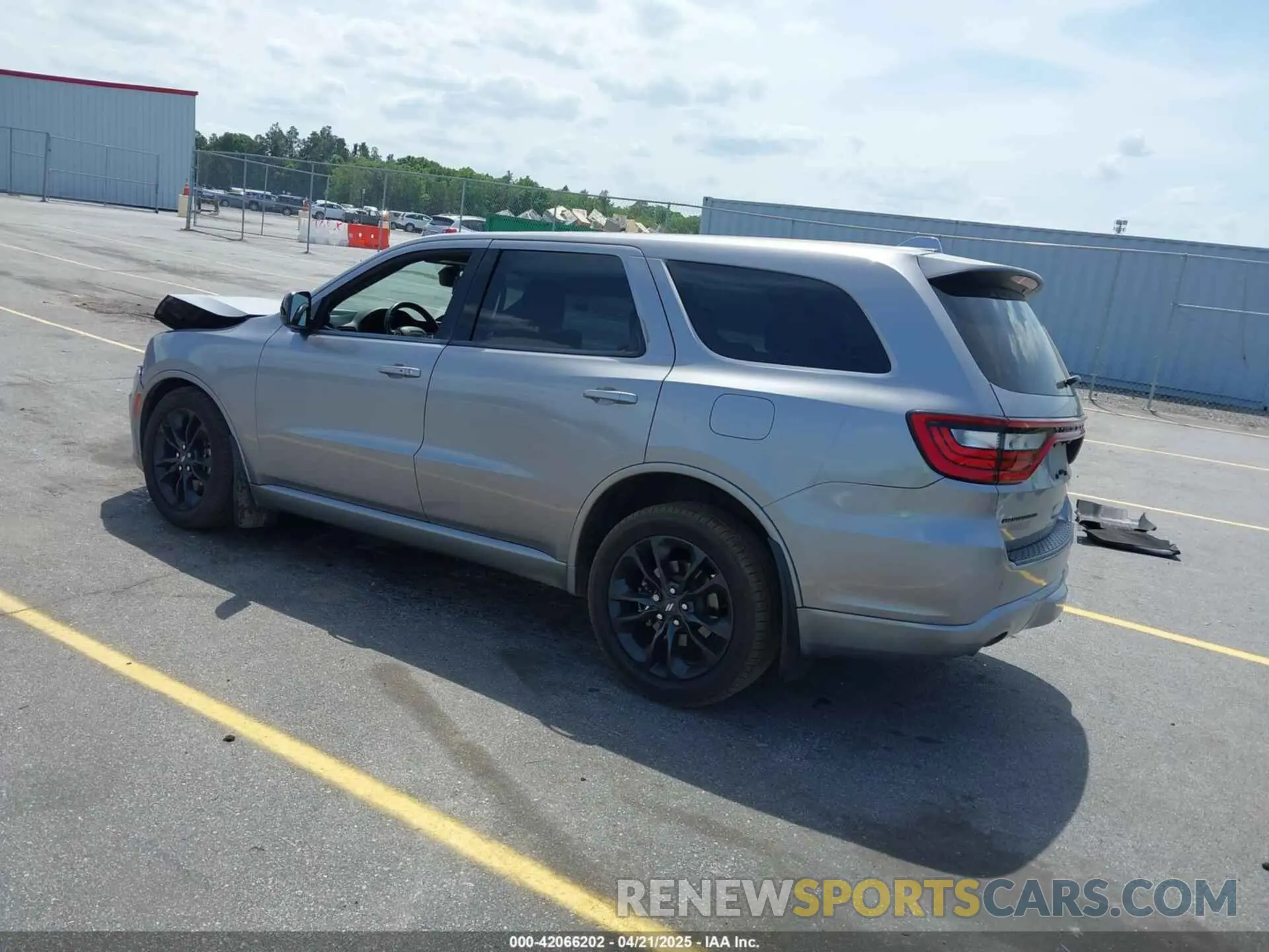 3 fotografías del automóvil dañado 1C4RDHAG7MC825107 DODGE DURANGO 2021