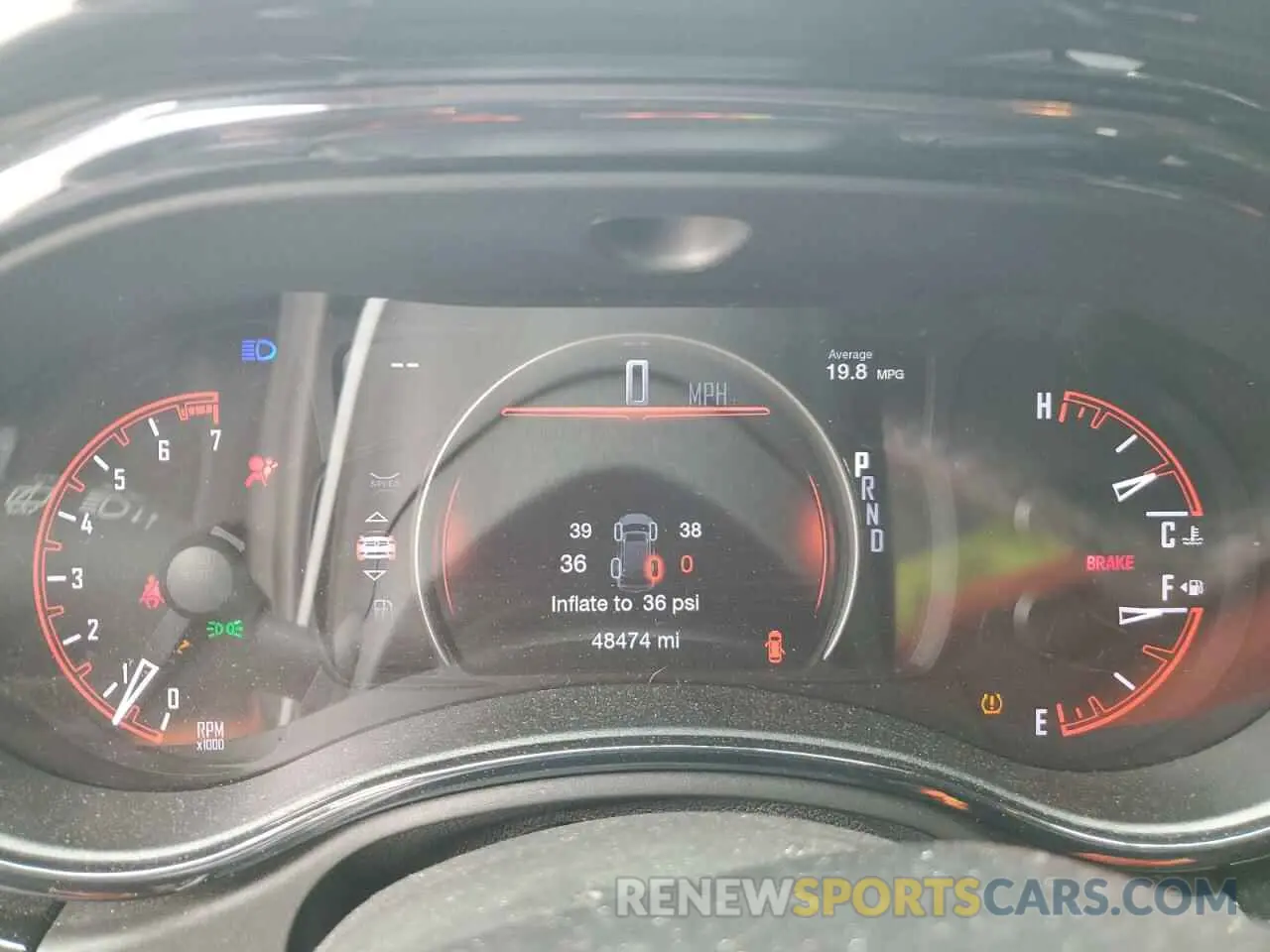 9 fotografías del automóvil dañado 1C4RDHAG9MC846556 DODGE DURANGO 2021
