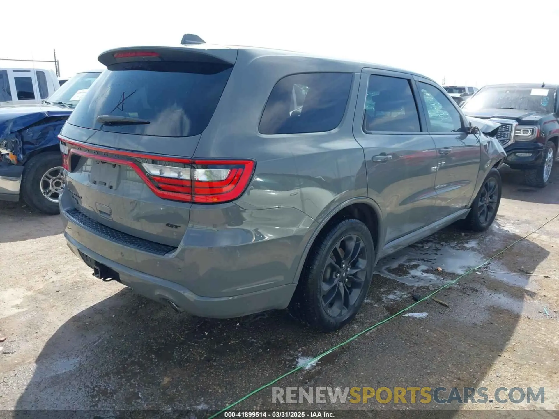 4 fotografías del automóvil dañado 1C4RDHDG0MC573390 DODGE DURANGO 2021