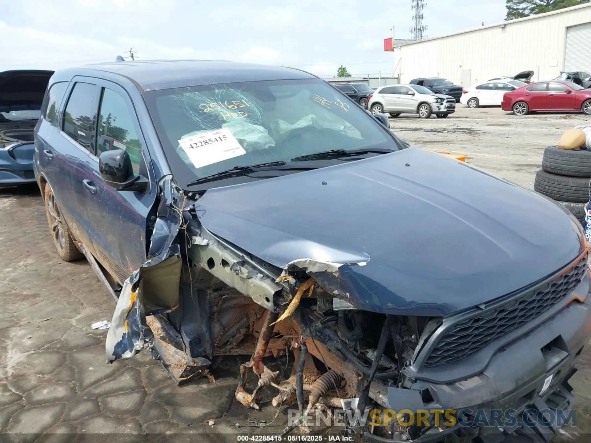1 fotografías del automóvil dañado 1C4RDHDG2MC682479 DODGE DURANGO 2021