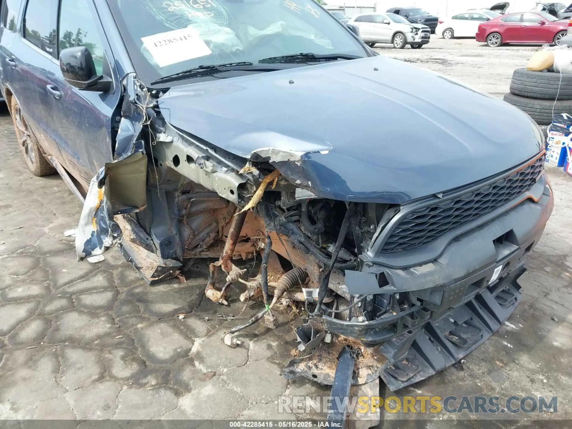 6 fotografías del automóvil dañado 1C4RDHDG2MC682479 DODGE DURANGO 2021