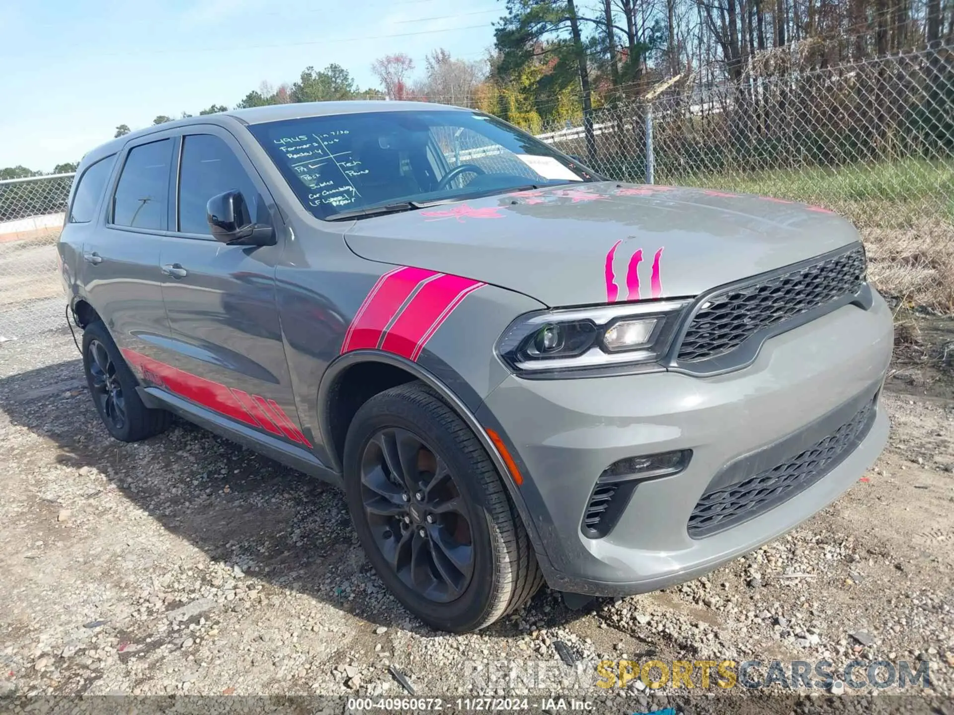 1 fotografías del automóvil dañado 1C4RDHDG4MC882179 DODGE DURANGO 2021