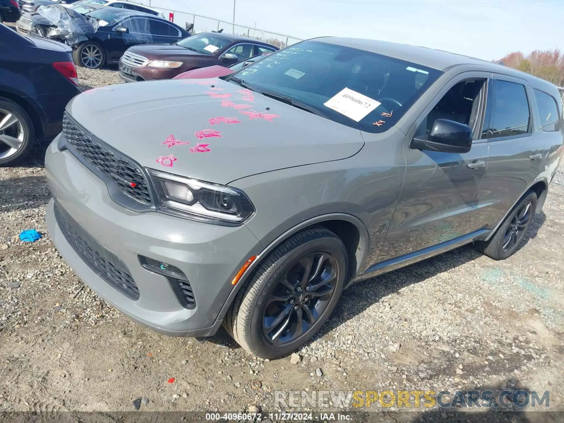 2 fotografías del automóvil dañado 1C4RDHDG4MC882179 DODGE DURANGO 2021