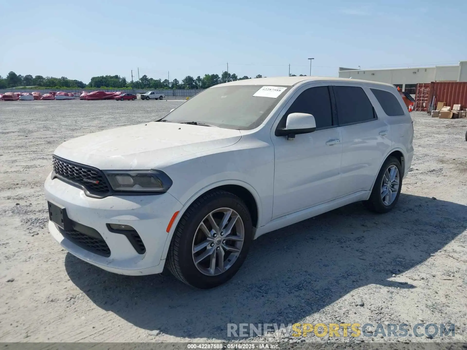 2 fotografías del automóvil dañado 1C4RDHDG5MC602236 DODGE DURANGO 2021