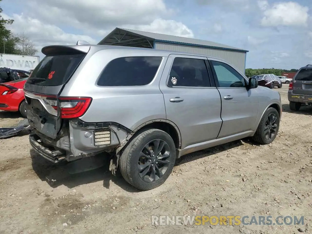 3 fotografías del automóvil dañado 1C4RDHDG5MC749849 DODGE DURANGO 2021