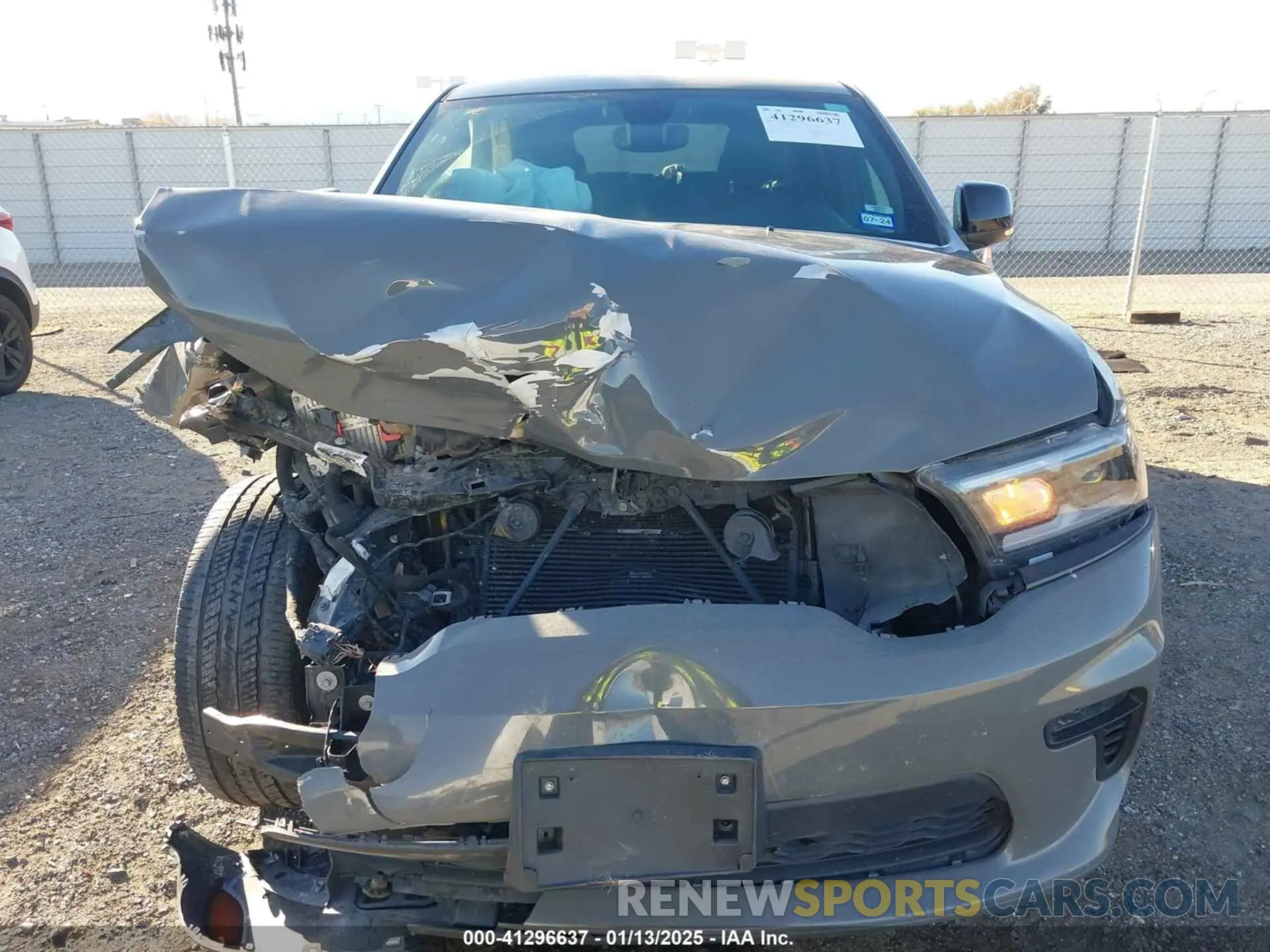 12 fotografías del automóvil dañado 1C4RDHDG7MC762215 DODGE DURANGO 2021