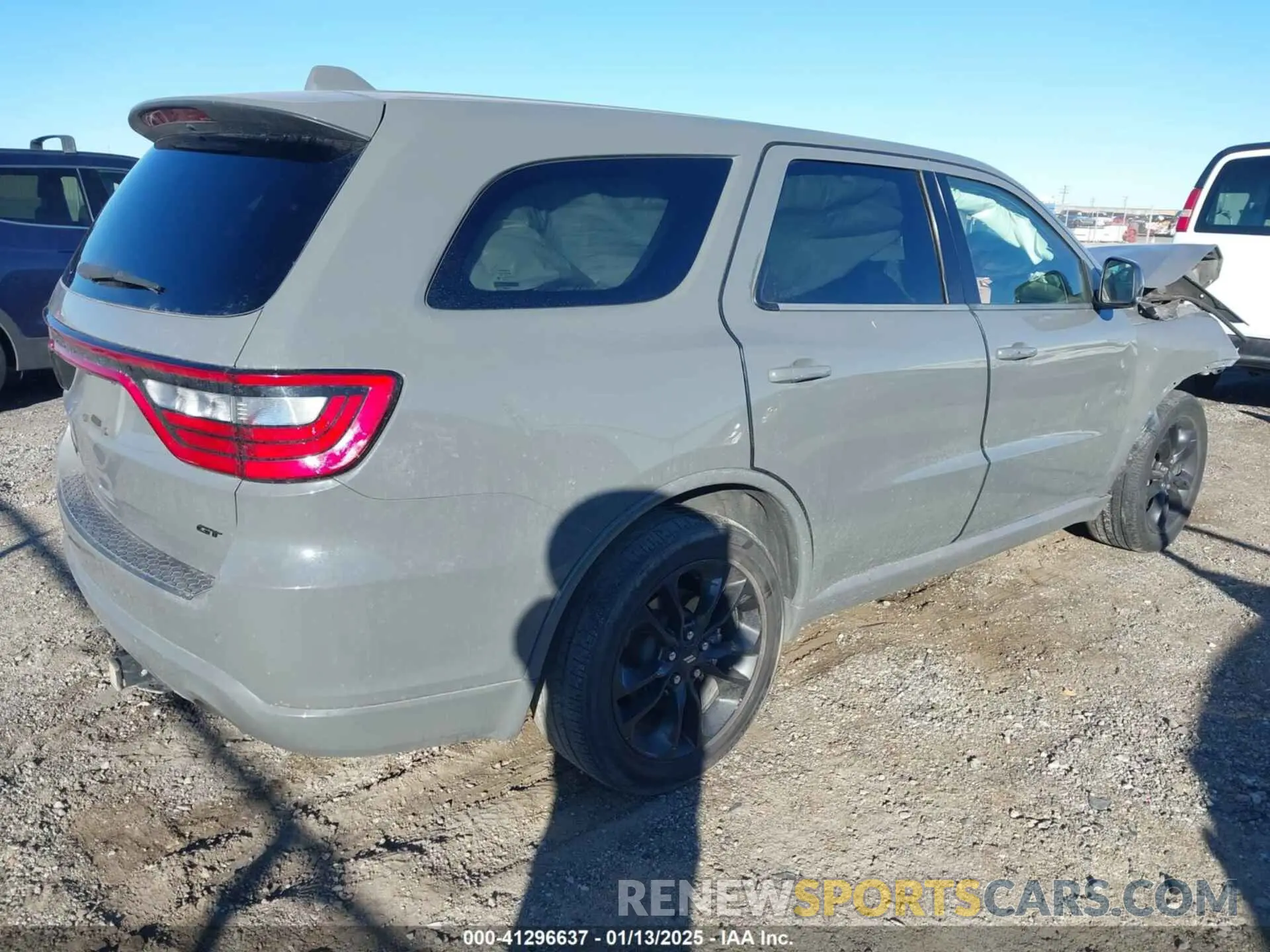 4 fotografías del automóvil dañado 1C4RDHDG7MC762215 DODGE DURANGO 2021
