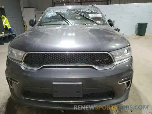 5 fotografías del automóvil dañado 1C4RDJAG0MC547335 DODGE DURANGO 2021