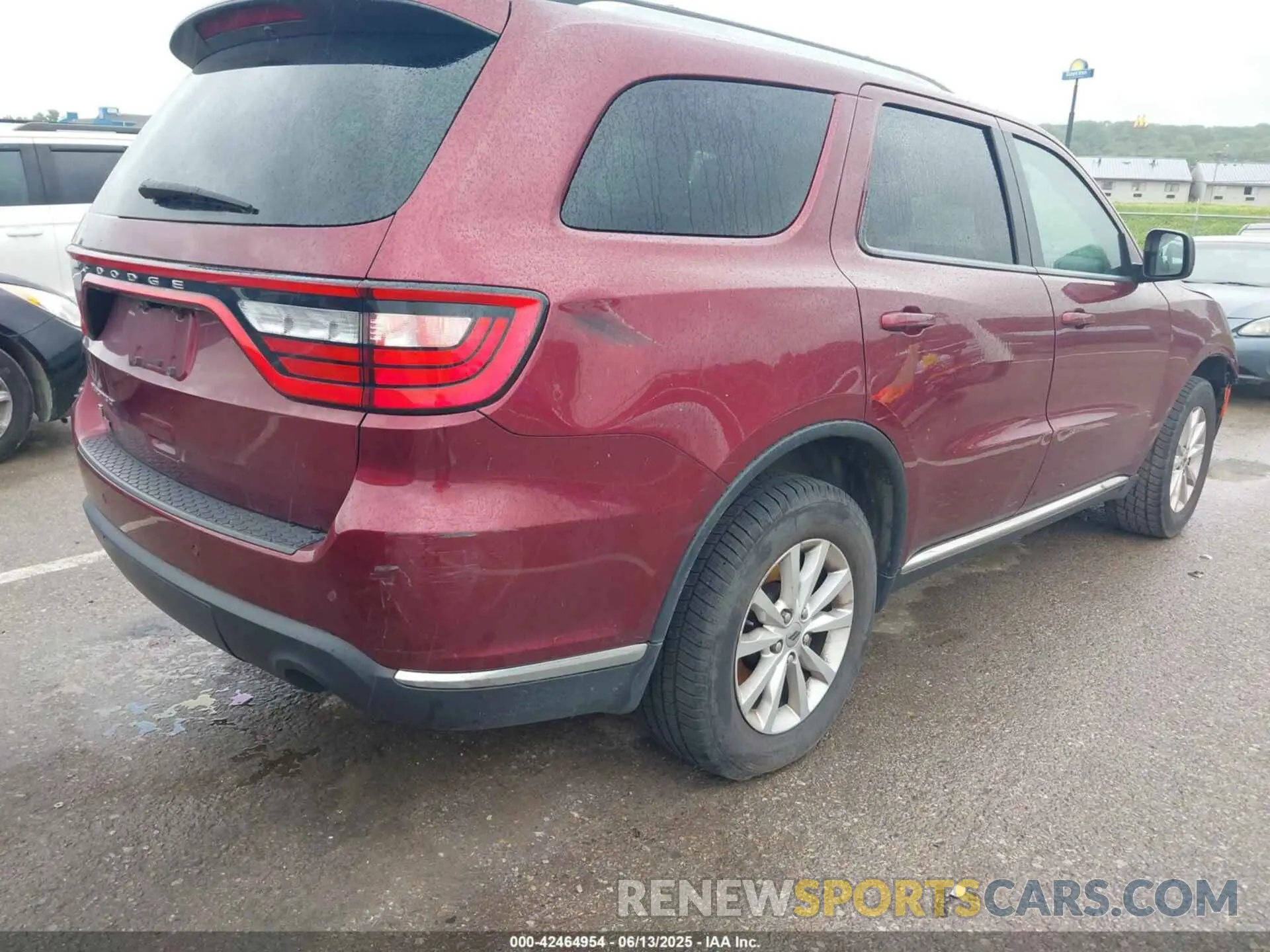 4 fotografías del automóvil dañado 1C4RDJAG5MC662402 DODGE DURANGO 2021