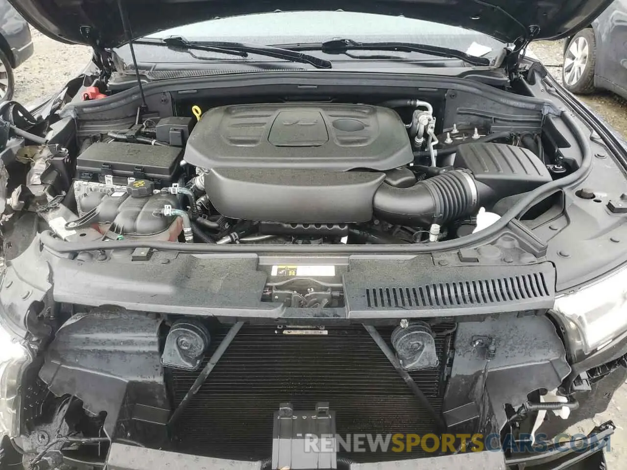 12 fotografías del automóvil dañado 1C4RDJAG6MC557495 DODGE DURANGO 2021