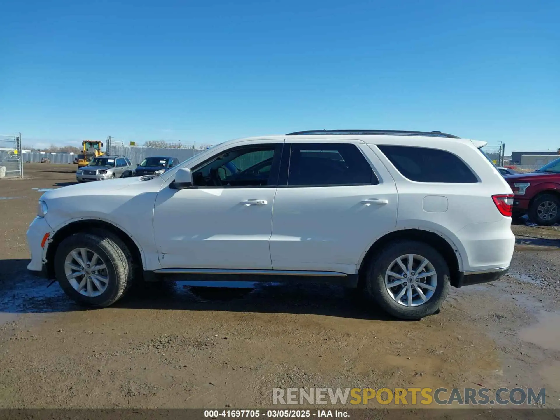 14 fotografías del automóvil dañado 1C4RDJAG8MC574010 DODGE DURANGO 2021
