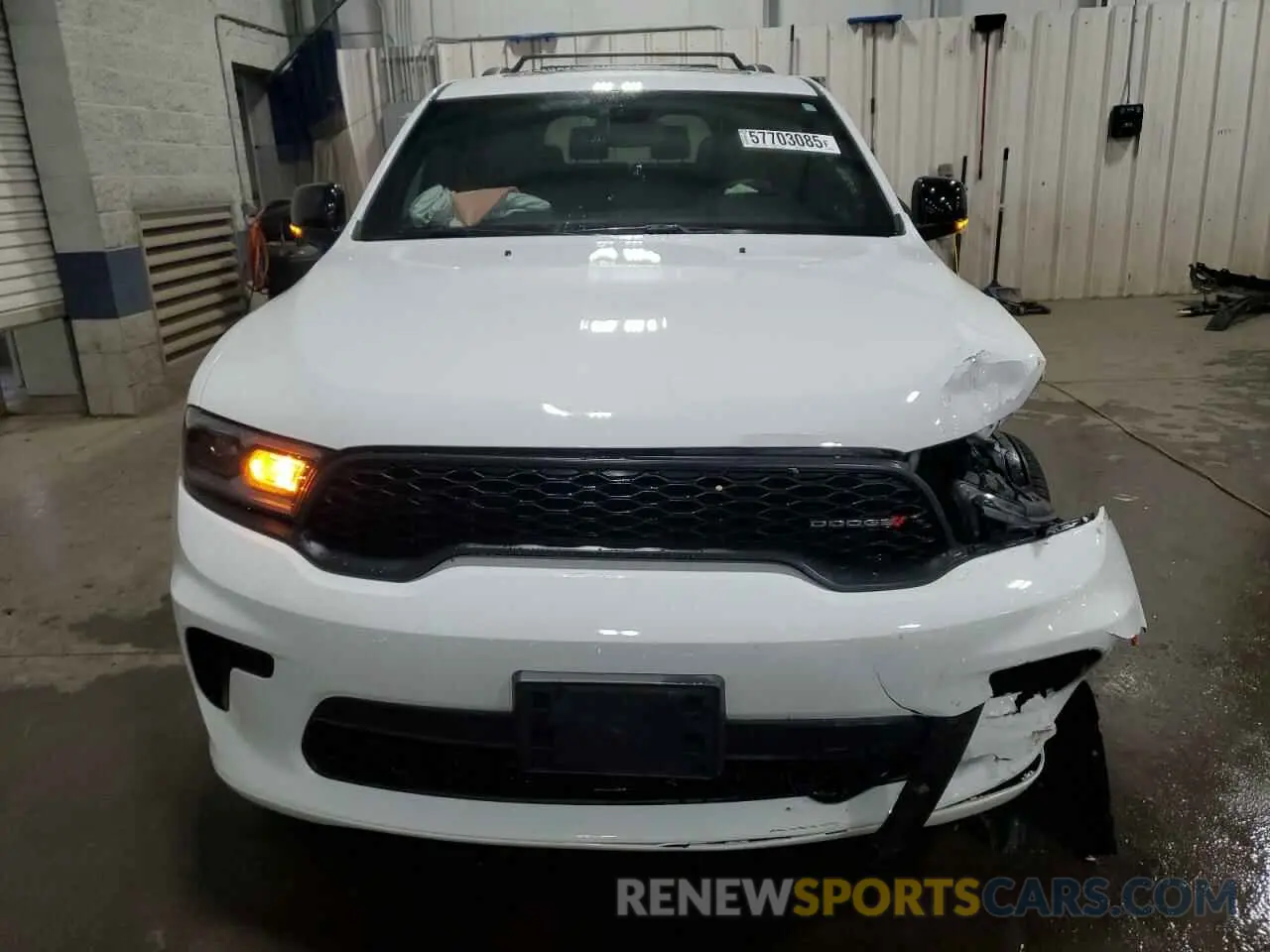 5 fotografías del automóvil dañado 1C4RDJDG0MC521376 DODGE DURANGO 2021