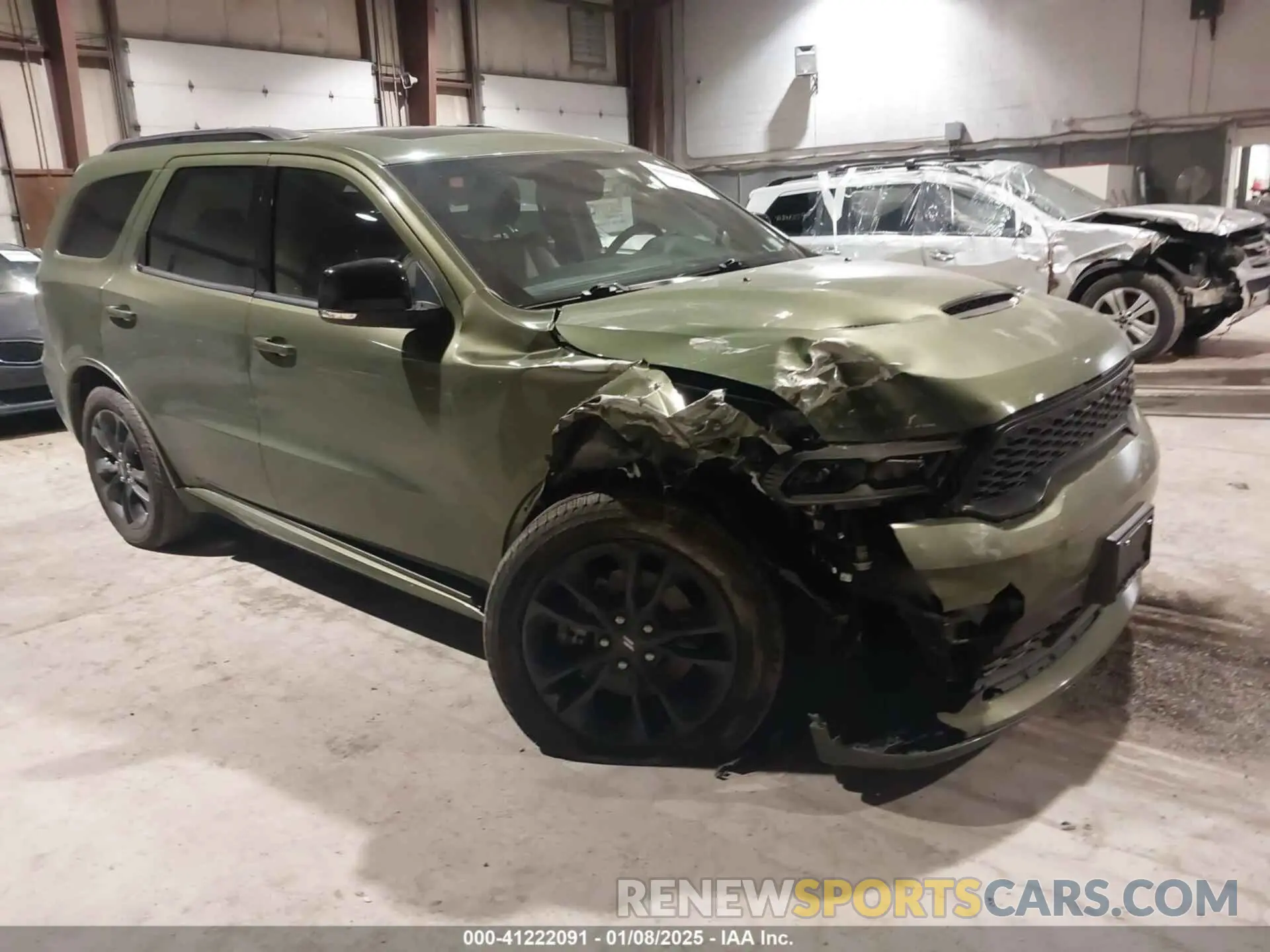 1 fotografías del automóvil dañado 1C4RDJDG0MC522611 DODGE DURANGO 2021