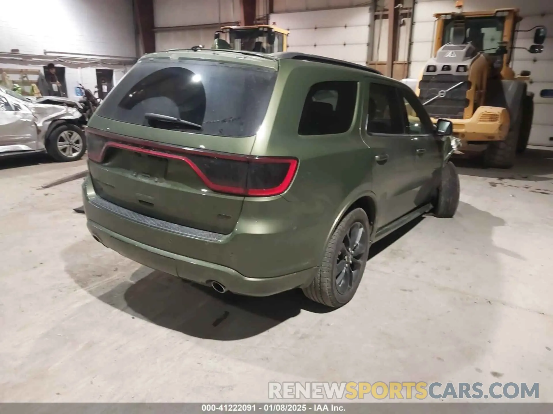 4 fotografías del automóvil dañado 1C4RDJDG0MC522611 DODGE DURANGO 2021