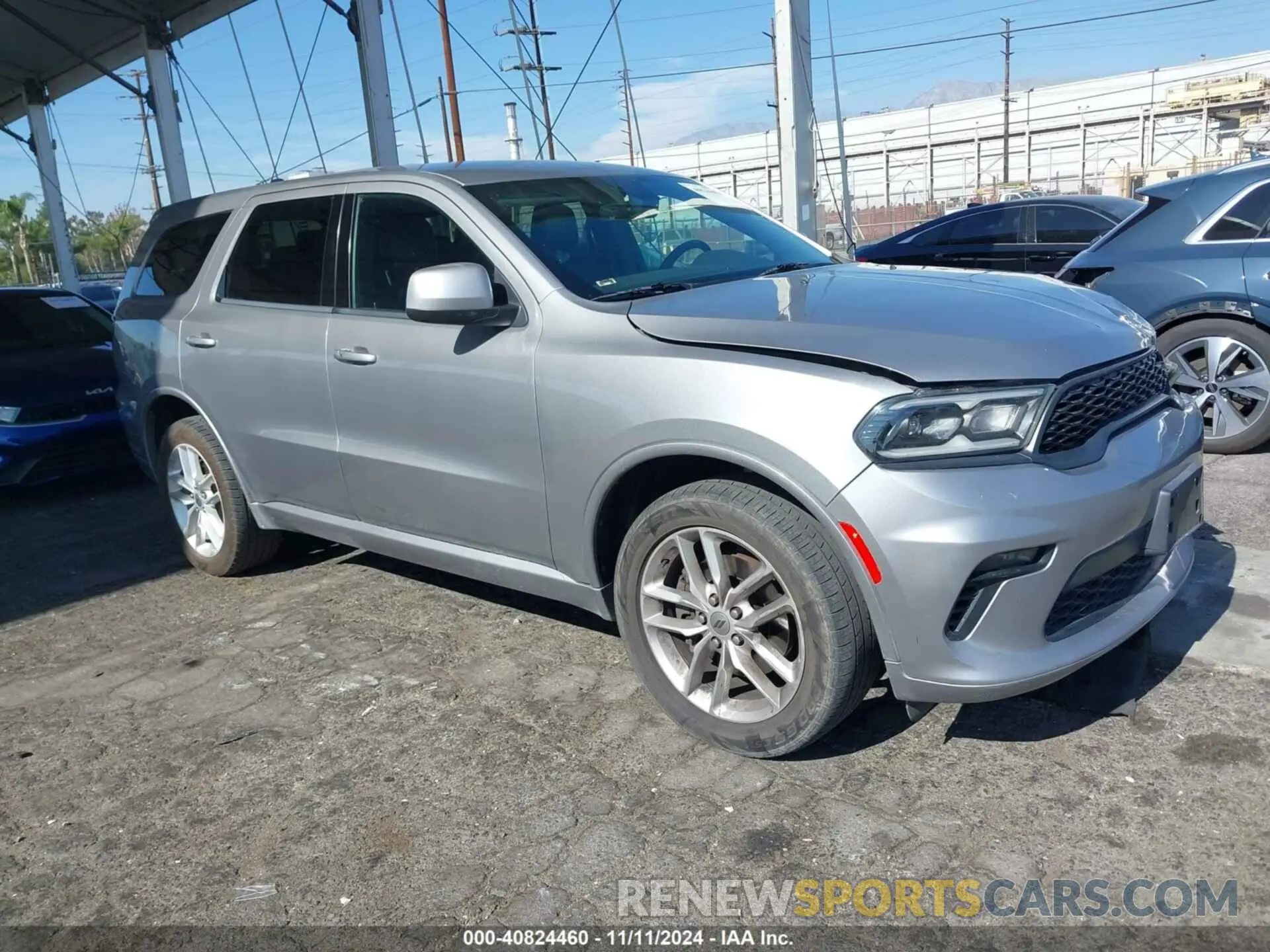 1 fotografías del automóvil dañado 1C4RDJDG1MC602421 DODGE DURANGO 2021