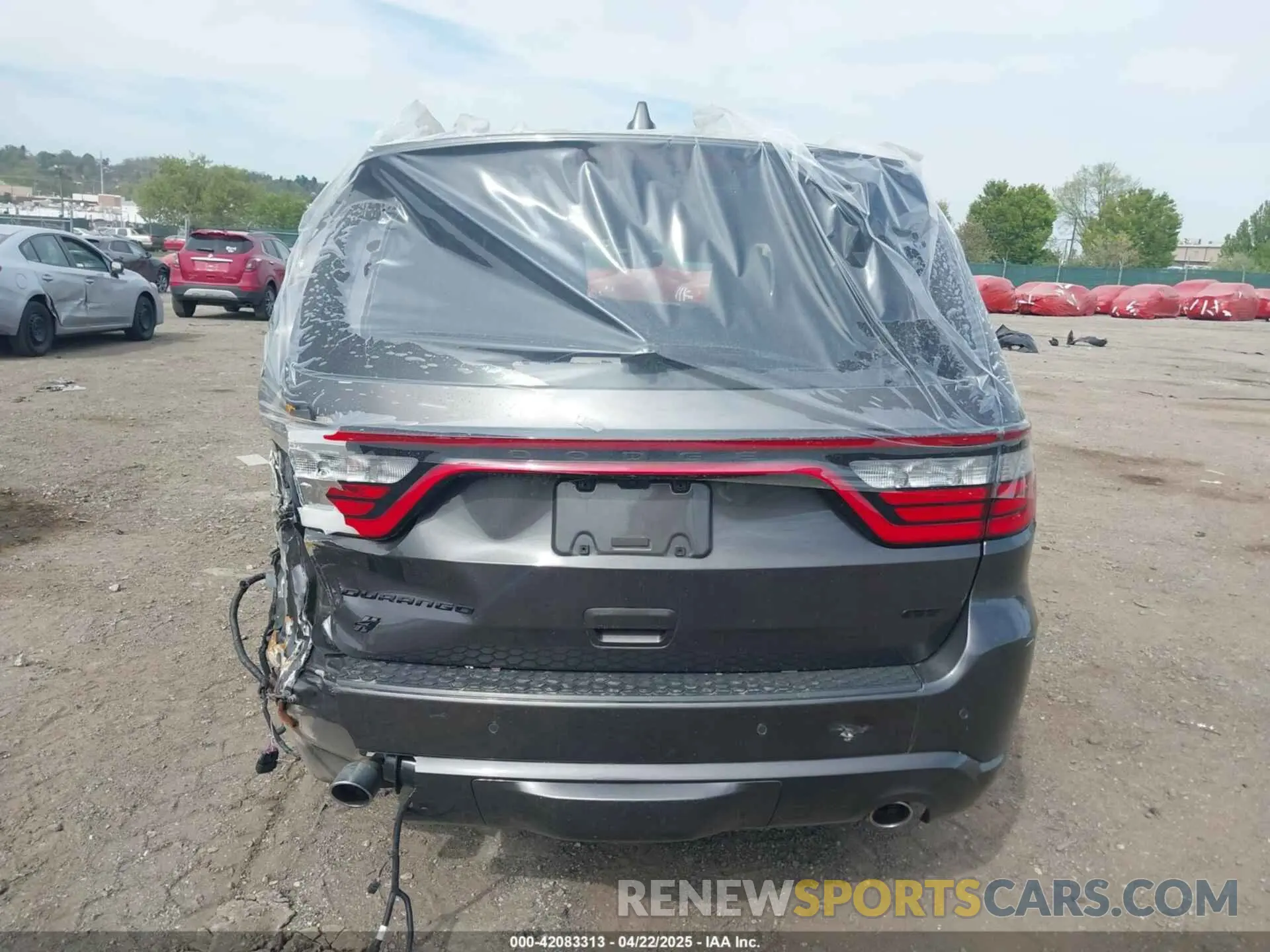 16 fotografías del automóvil dañado 1C4RDJDG2MC865260 DODGE DURANGO 2021