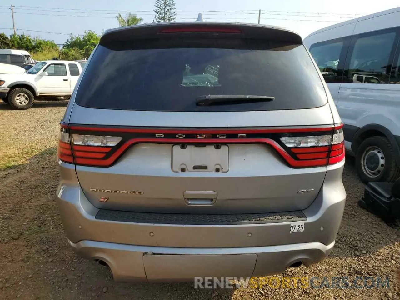6 fotografías del automóvil dañado 1C4RDJDG4MC661771 DODGE DURANGO 2021