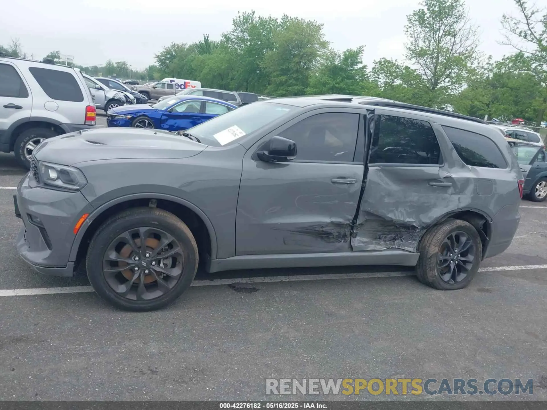13 fotografías del automóvil dañado 1C4RDJDG4MC725159 DODGE DURANGO 2021